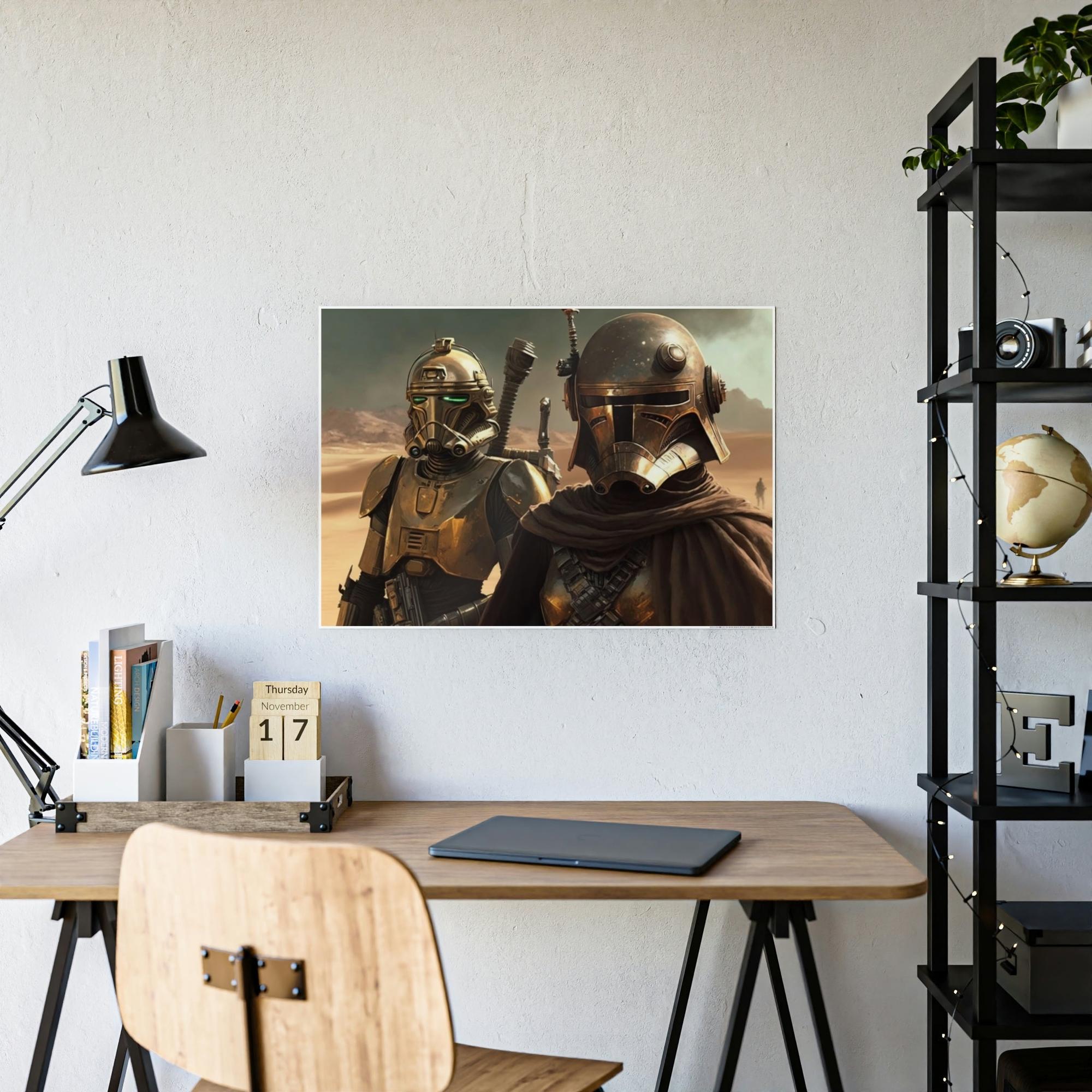 Star Wars Interstellar Adventure: Print Canvas Art with Star Wars Theme