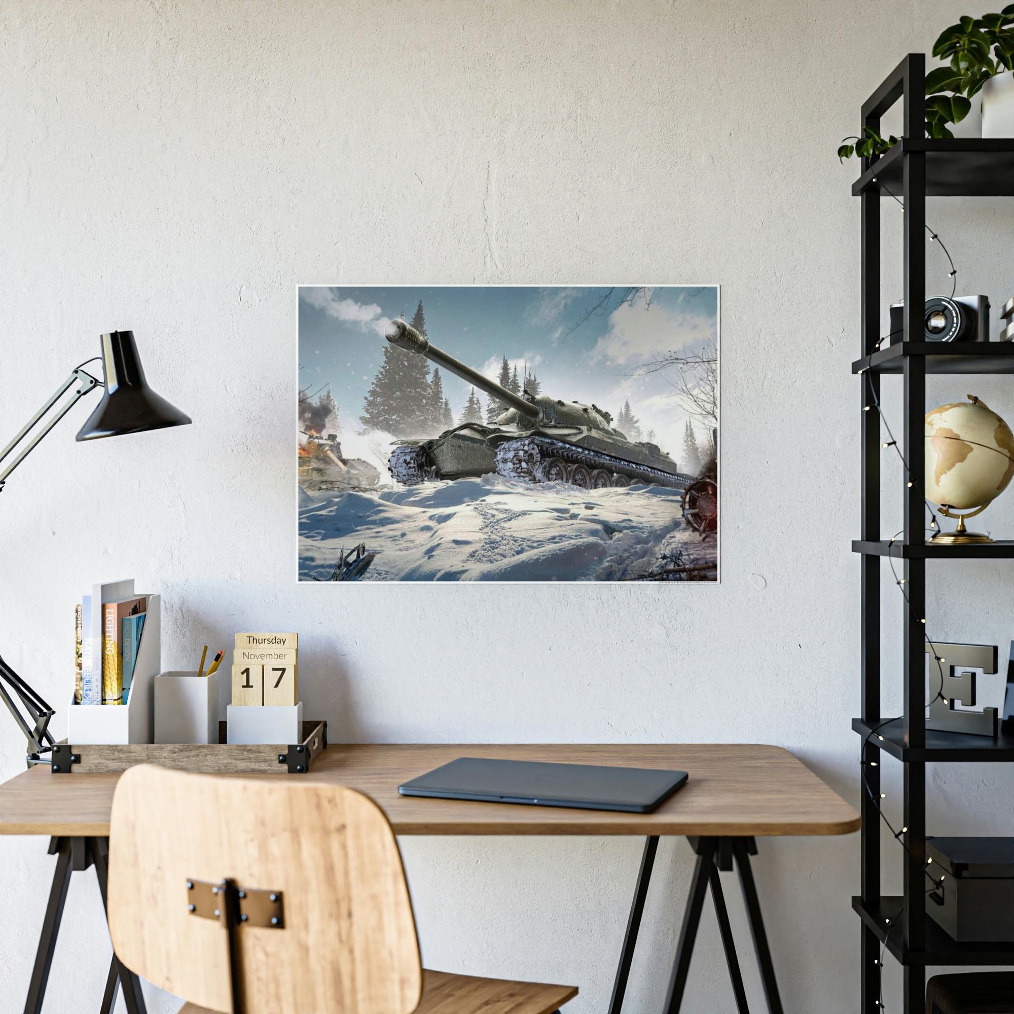 World Of Tanks Steel Titans Clash: Epic World of Tanks Canvas & Poster Wall Art