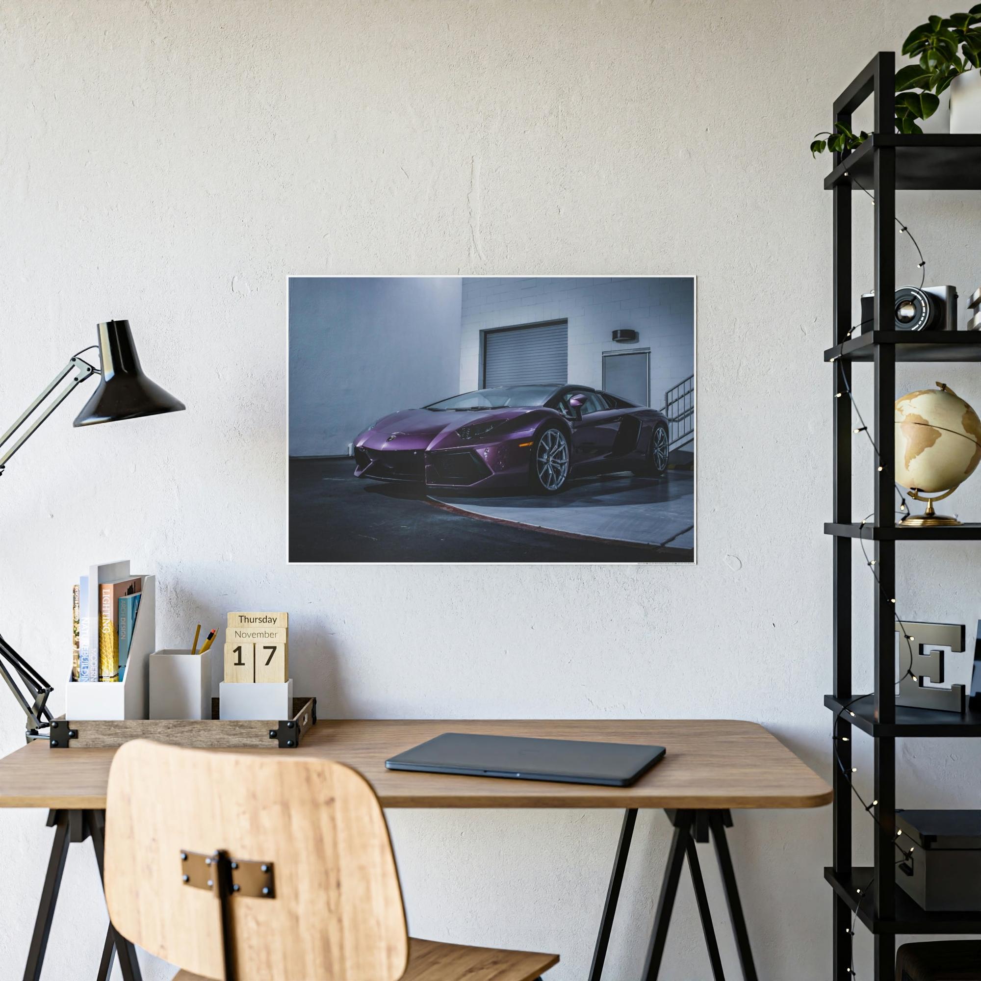 Lamborghini The Art of Lamborghini: Framed Canvas and Artwork Showcasing Iconic Design