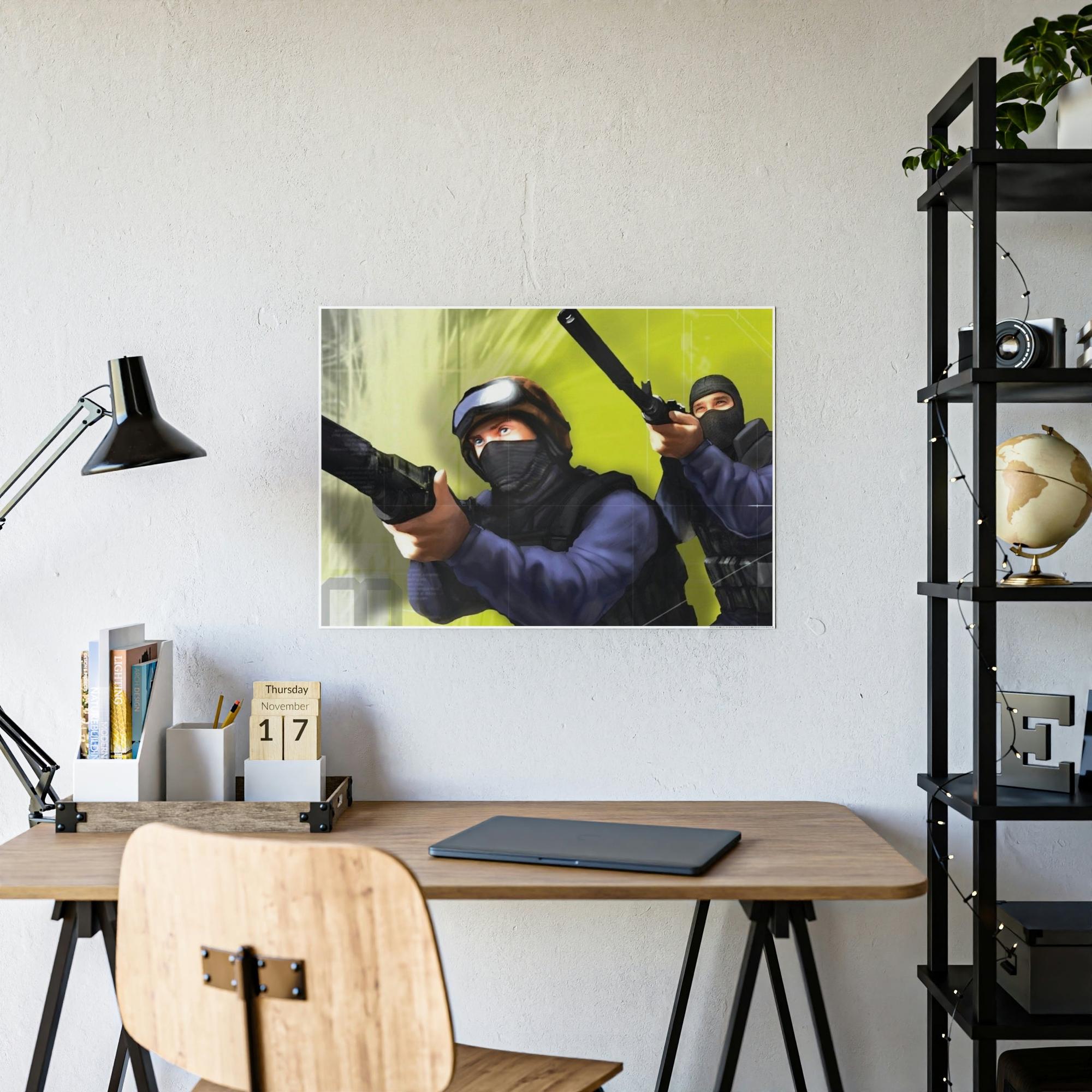 Counter Strike Virtual Heroes: Captivating Counter Strike Print on Canvas & Poster