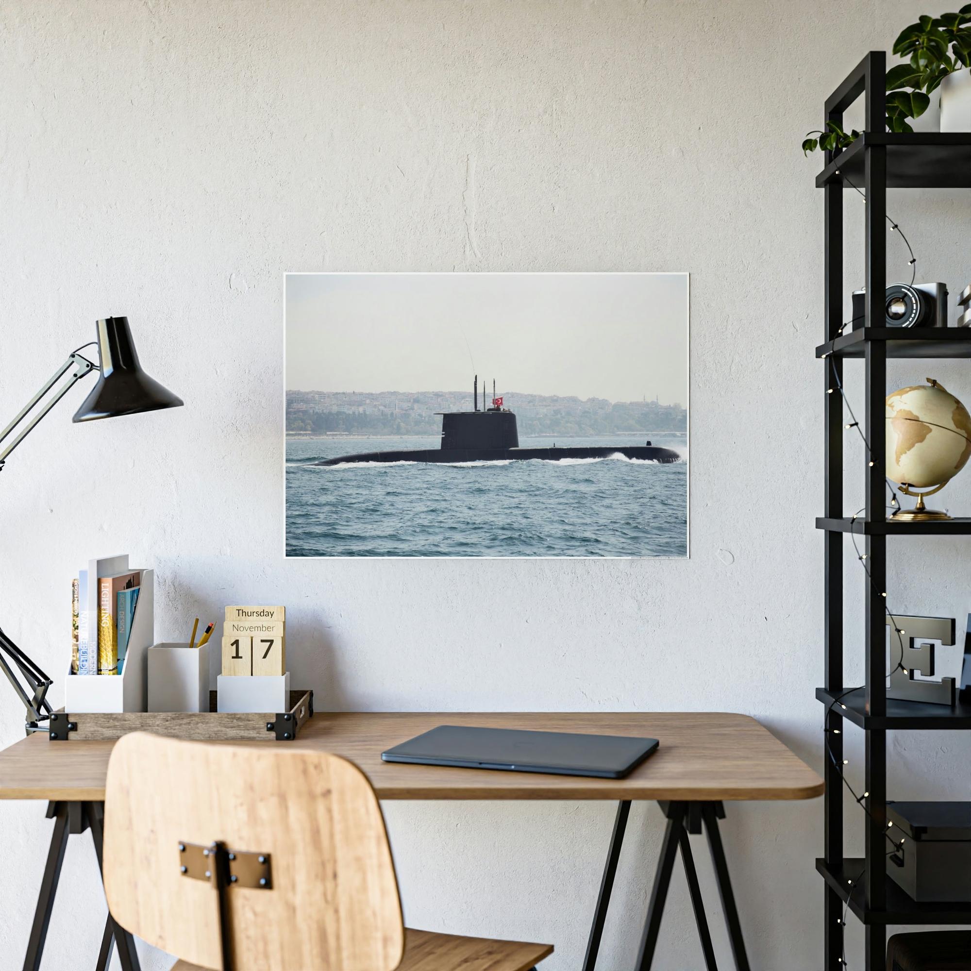 Submarines Submarines and the Blue Horizon: A Vision of the Ocean's Majesty