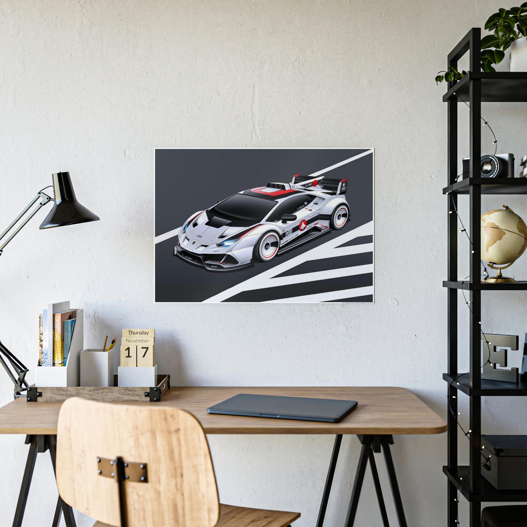 Lamborghini Luxury on Wheels: Lamborghini Framed Poster & Canvas and Wall Art