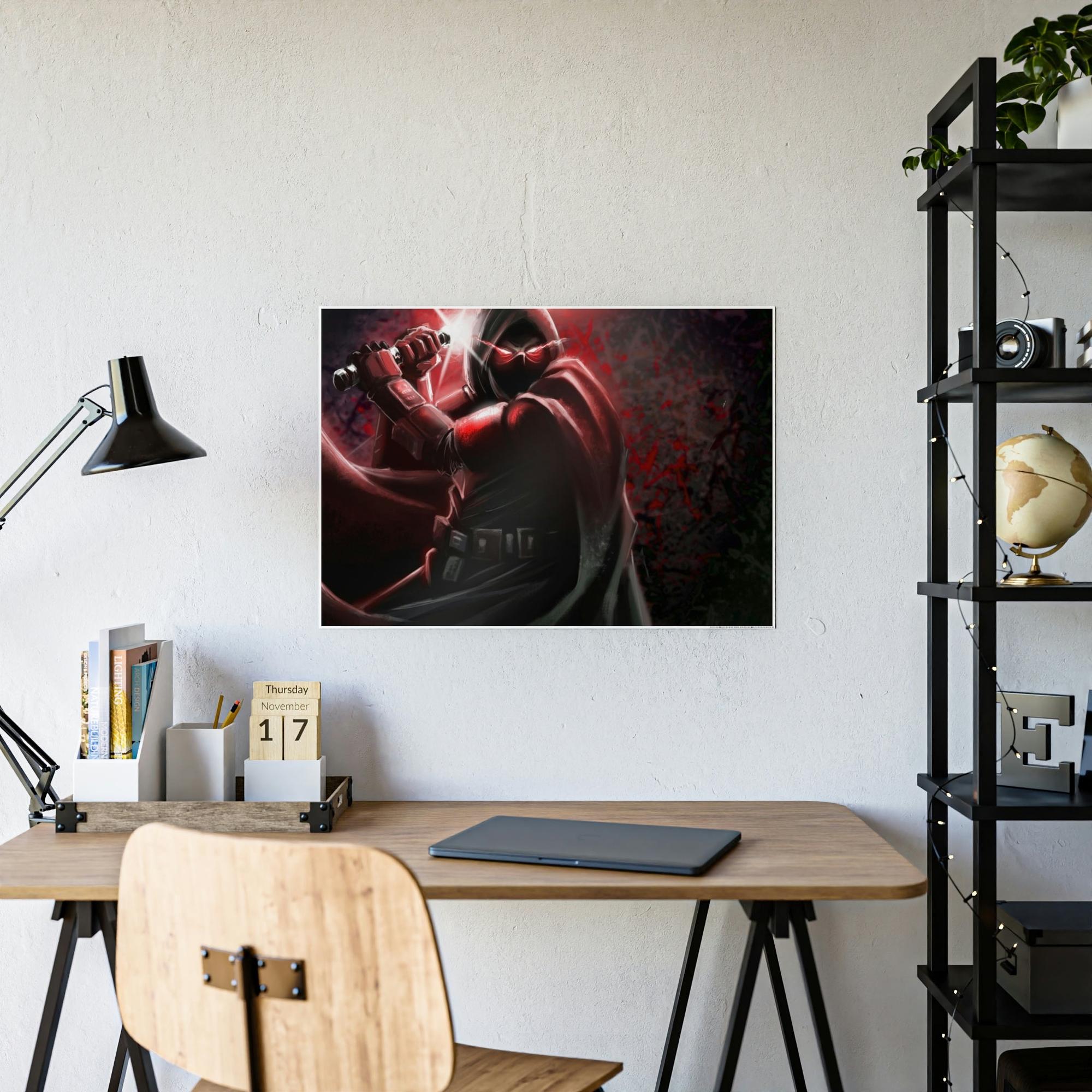 Star Wars The Force Awakens Again: Poster & Canvas Print of Iconic Star Wars Scene