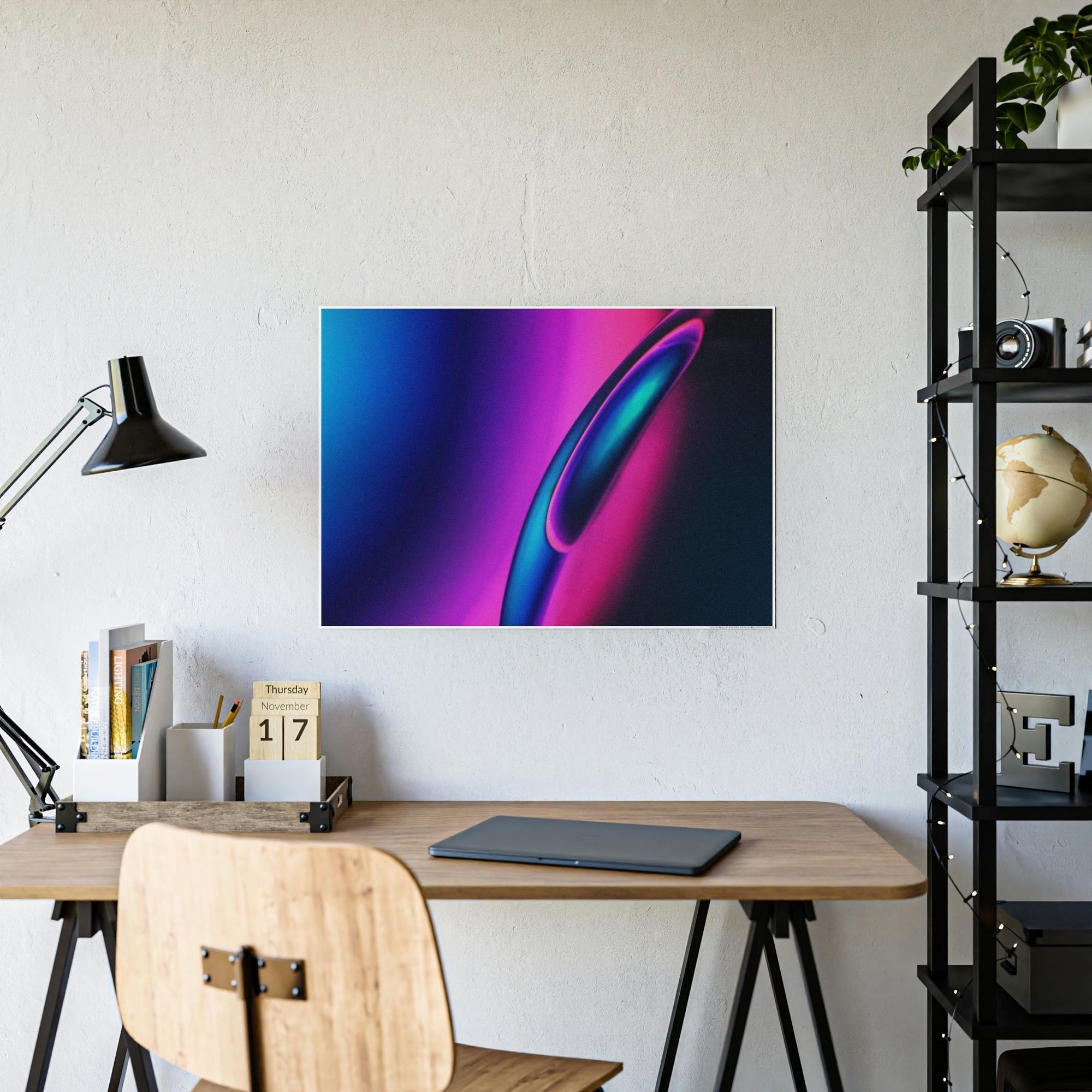 Neon Neon Ecstasy Revealed: Neon-themed Wall Art Prints on High-Quality Canvas & Poster