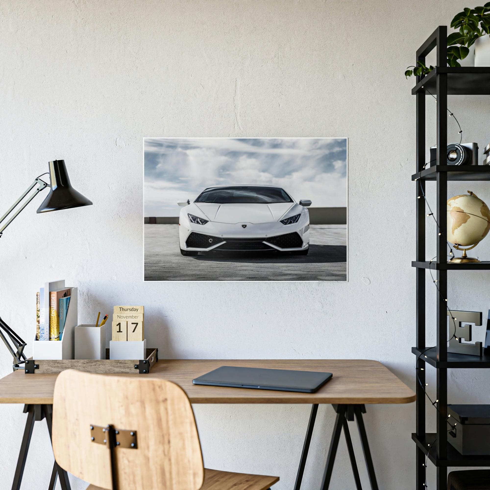 Lamborghini Luxury on Wheels: Lamborghini Canvas & Poster on a High-Quality Print