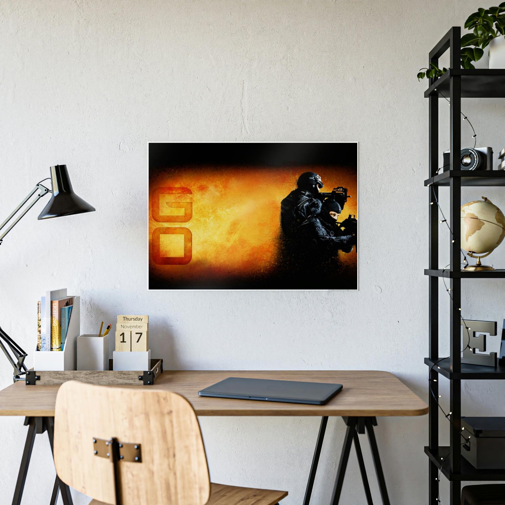 Counter Strike Game On: Immersive Counter Strike Canvas & Poster Wall Art