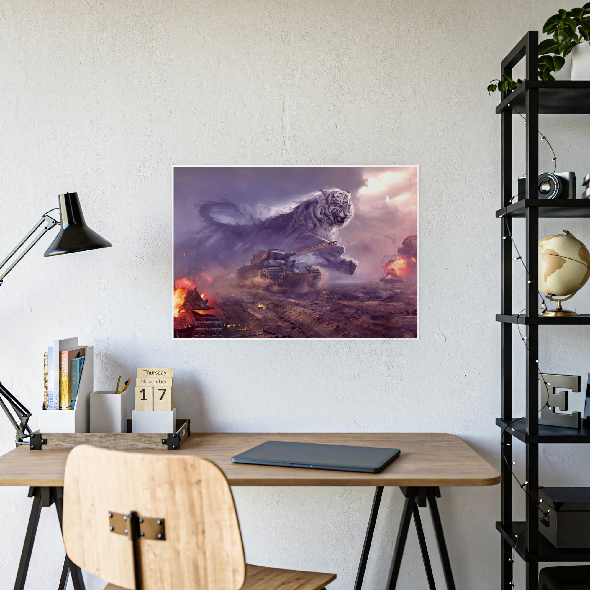 World Of Tanks Artillery in Action: Wall Art Bringing World of Tanks to Life
