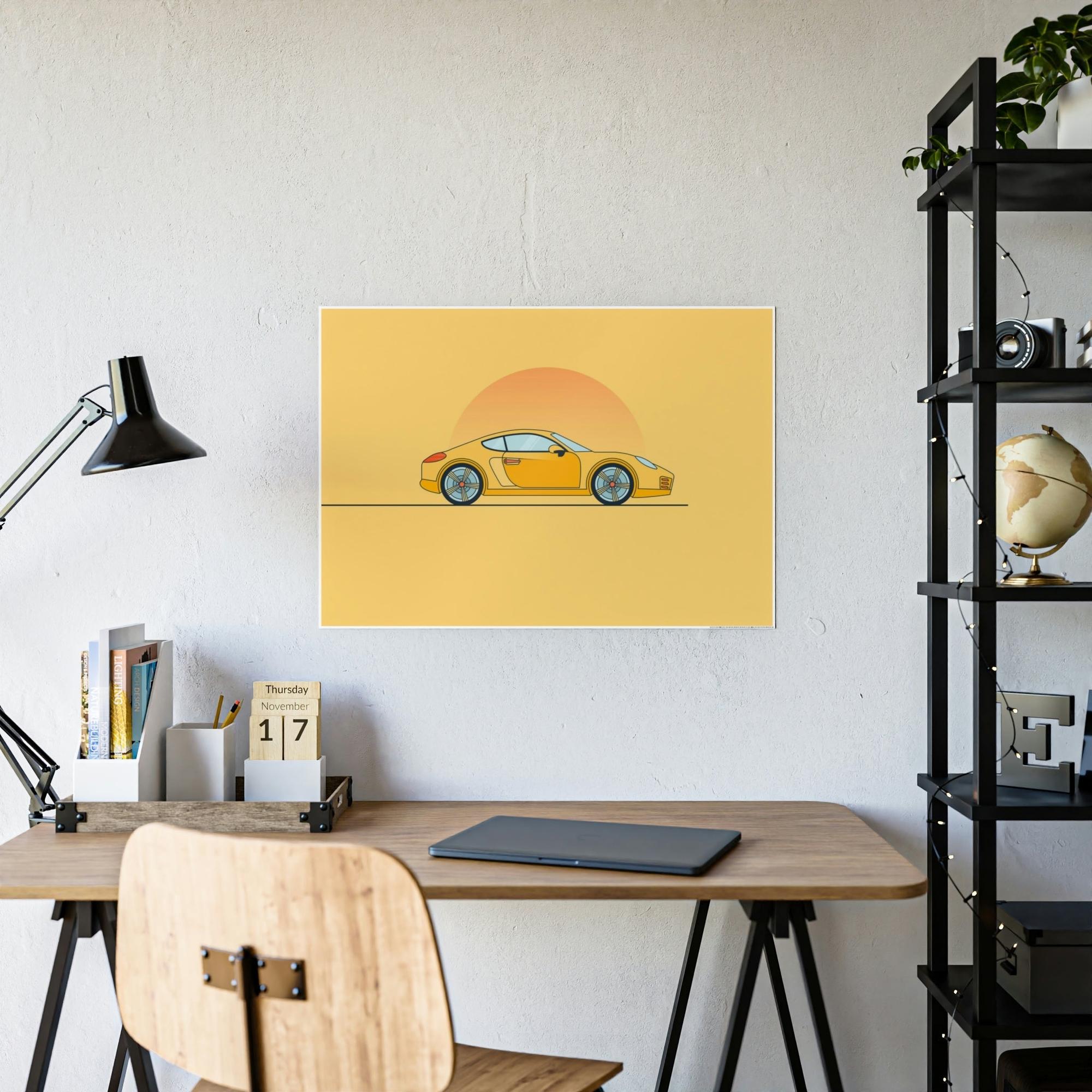 Porsche Racing Heritage: Framed Canvas & Poster Art Featuring Porsche Legends