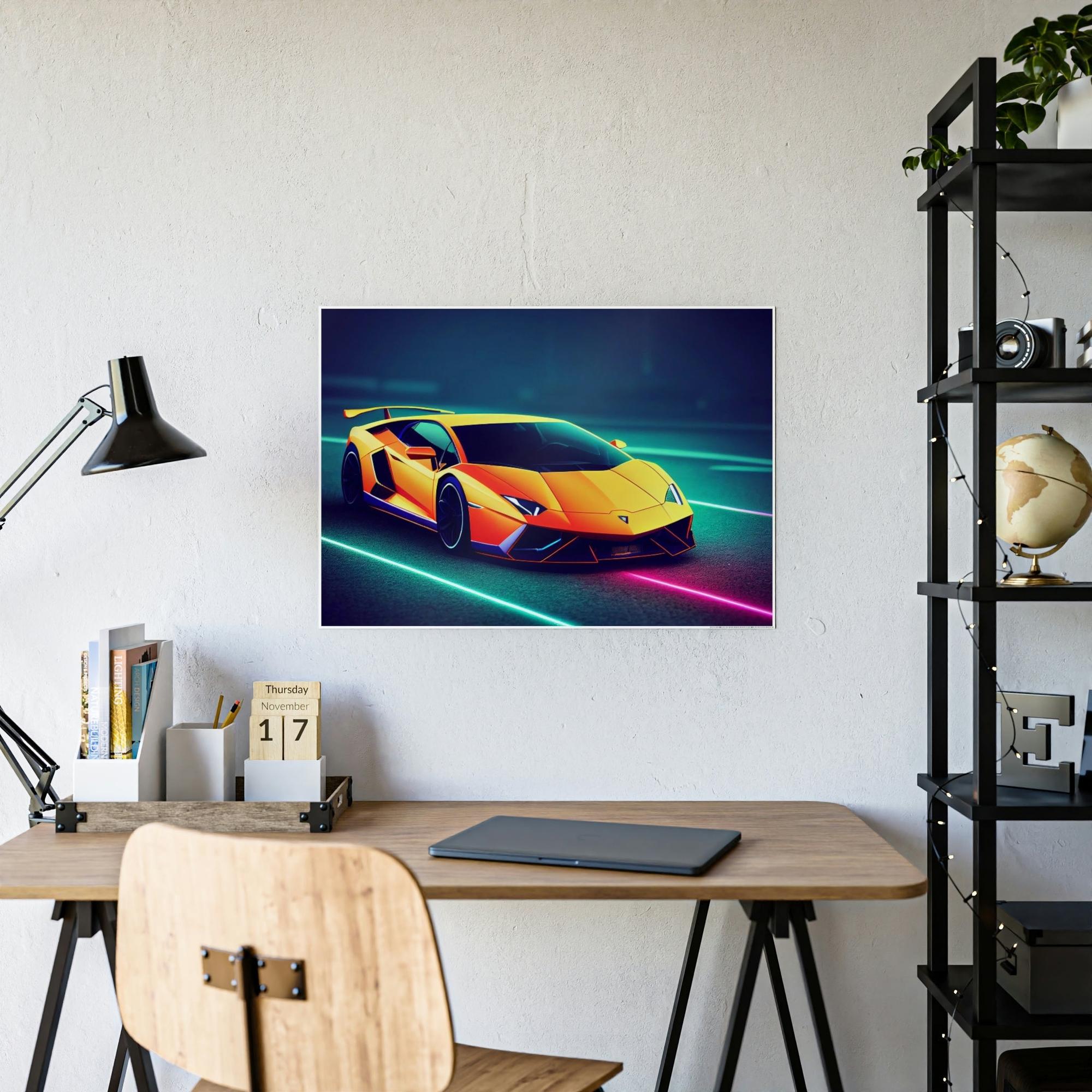Lamborghini The Thrill of Speed: Lamborghini Canvas & Poster Print and Wall Art