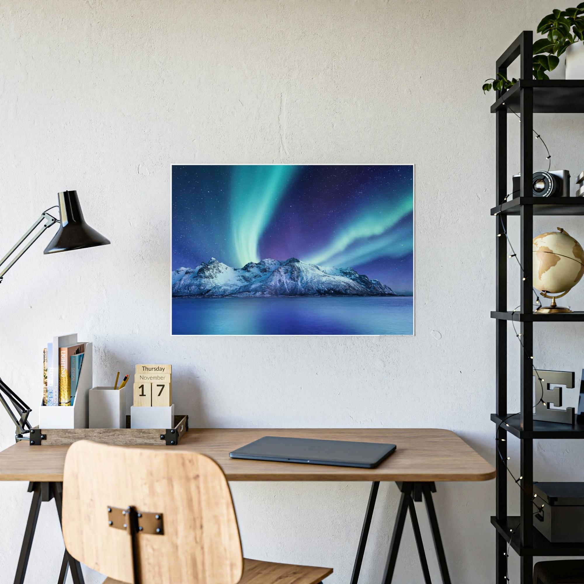 Aurora Borealis The Northern Lights: A Vibrant Canvas of Nature's Color Palette