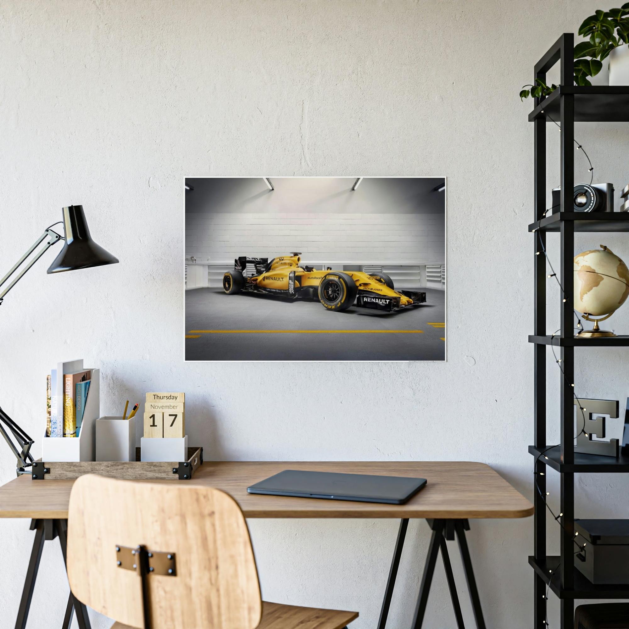 F1 Racing Dreams Unleashed: F1 Framed Canvas and Poster Art for Car Lovers