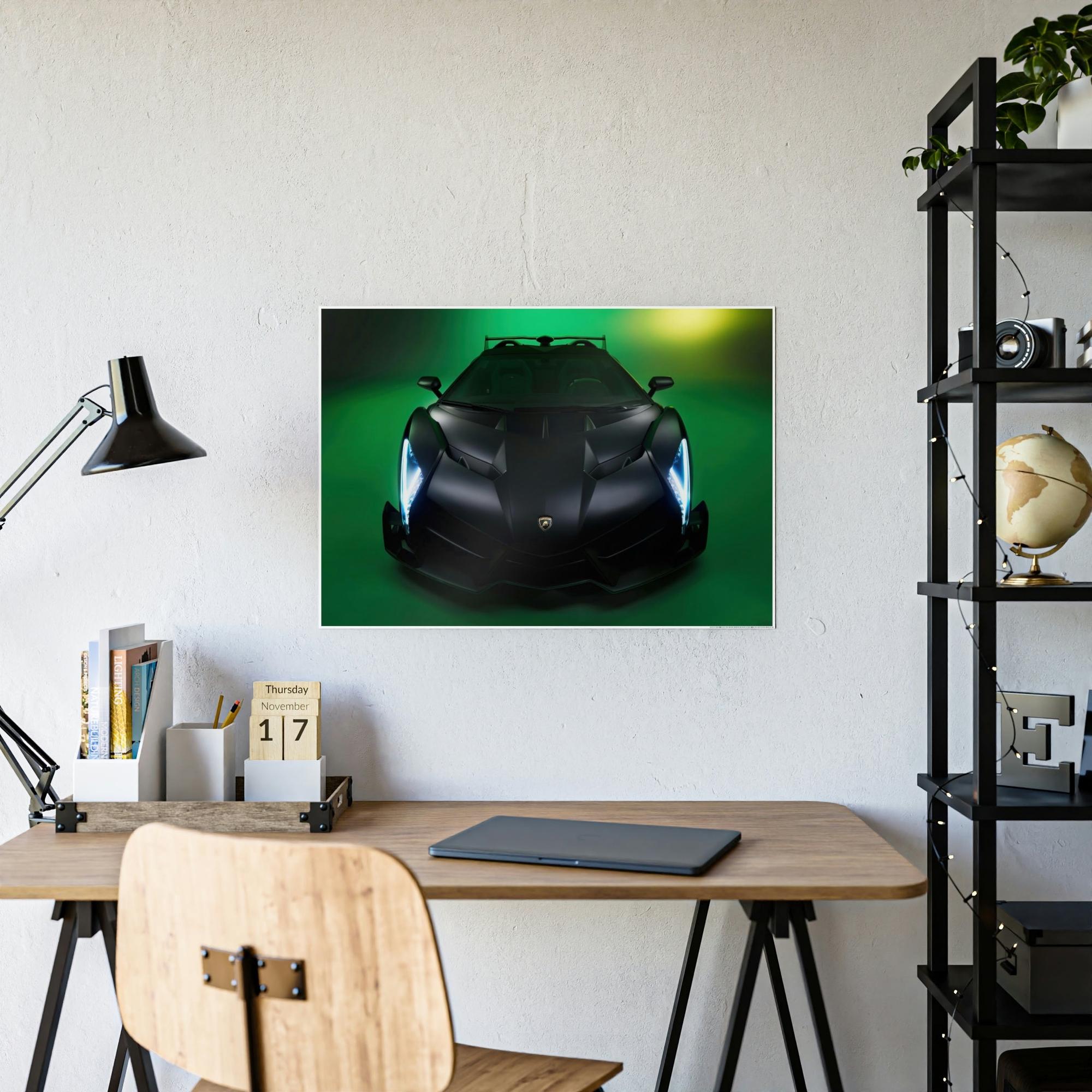 Porsche Bold and Beautiful: Natural Canvas and Framed Posters of Porsche Supercars