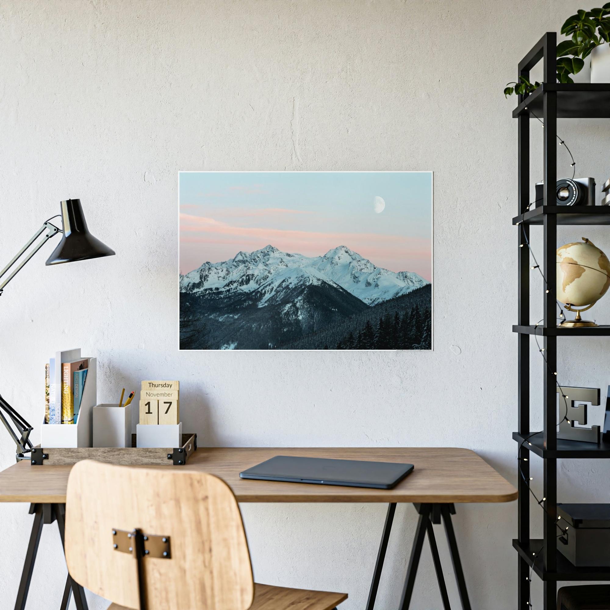 Mountains The Majesty of the Mountains: Breathtaking Natural Canvas Wall Art Print