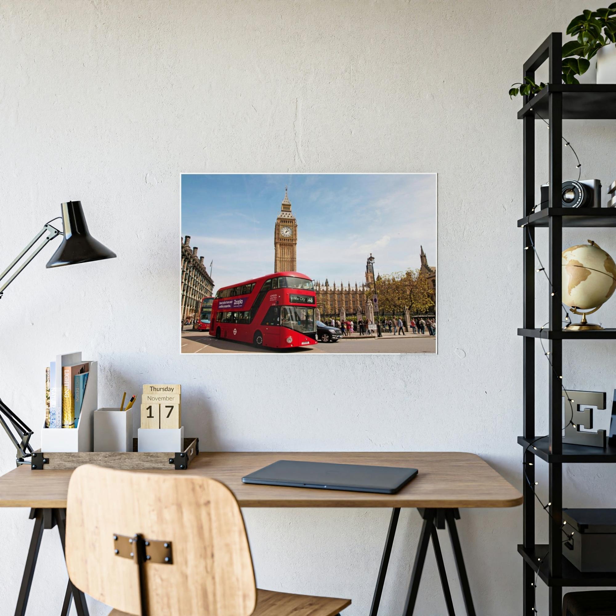 Bus The Artful Voyage: A Bus Journey on Canvas and Print
