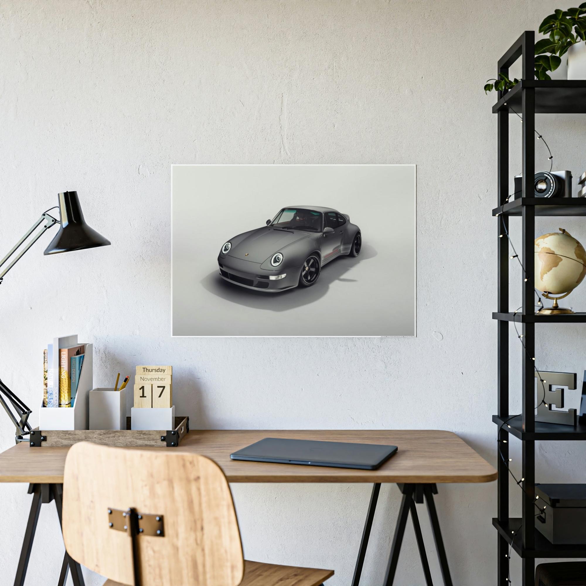 Porsche Porsche Dreams: Stunning Poster Print of a Porsche Sports Car on High-Quality Paper