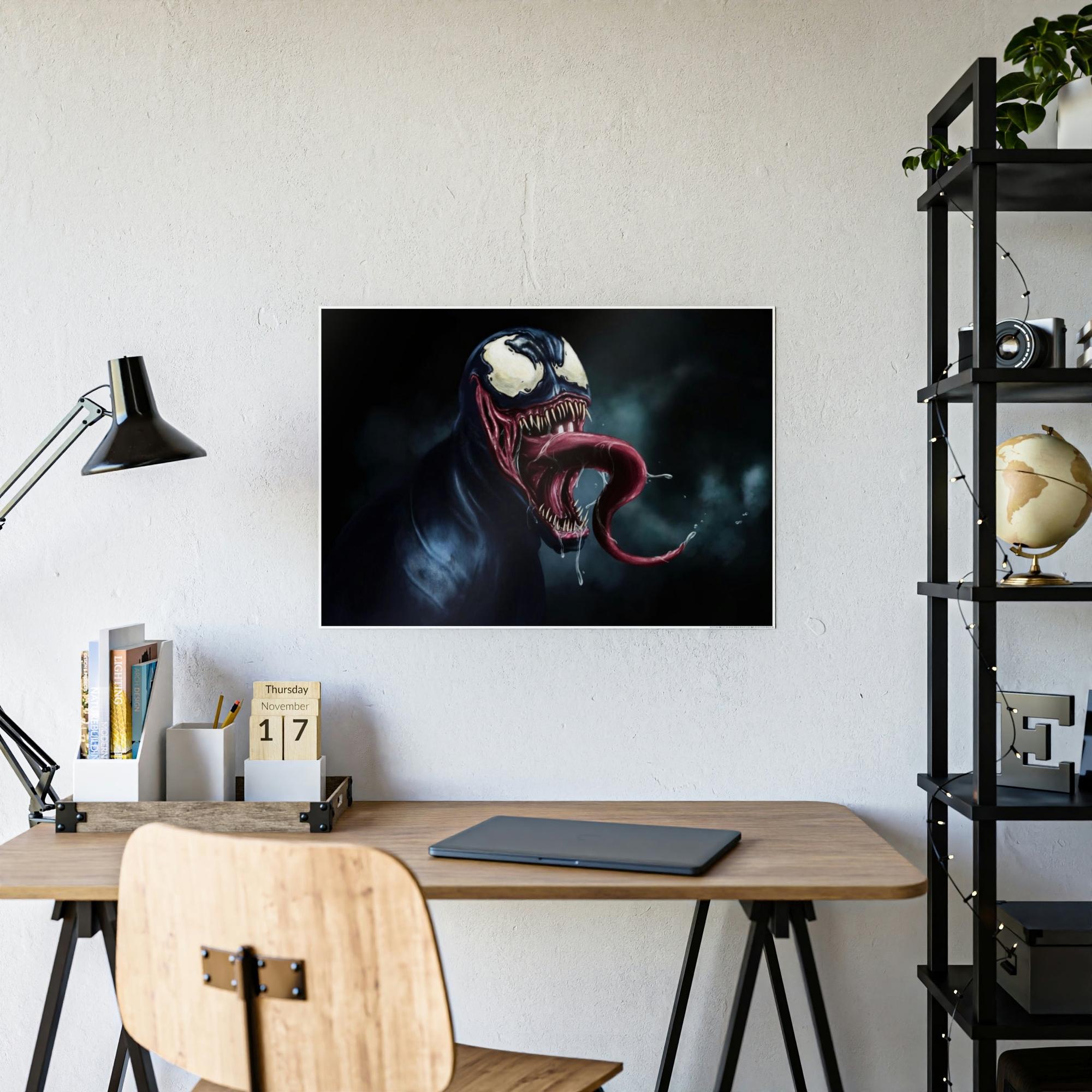 Fantasy And Sci-Fi Explore New Worlds: Sci-Fi and Fantasy Framed Canvas Wall Art with Venomous Detail