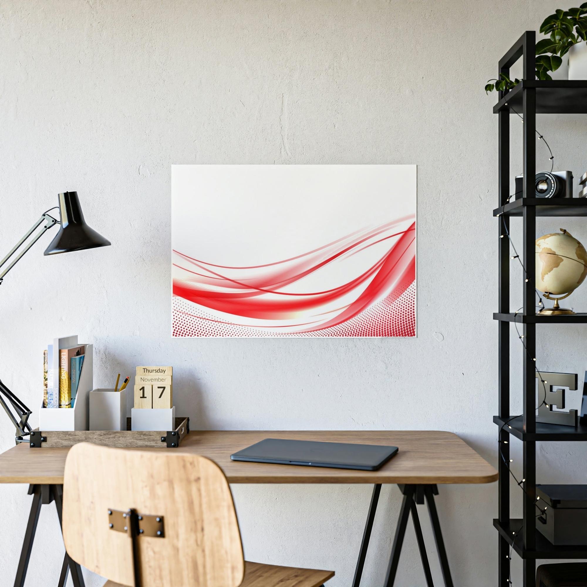 Red Abstract Art The Art of Emotion: Red Abstract Wall Art and Print on Canvas & Poster