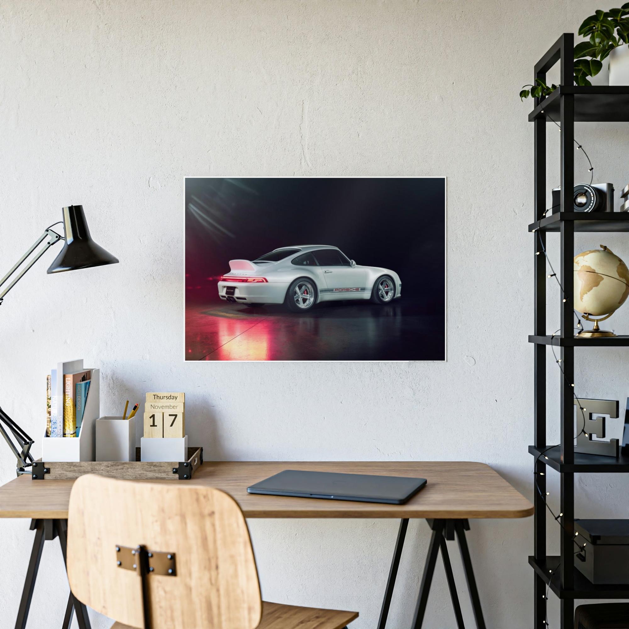 Porsche Porsche in Motion: Dynamic Print on Canvas for Racing Fans