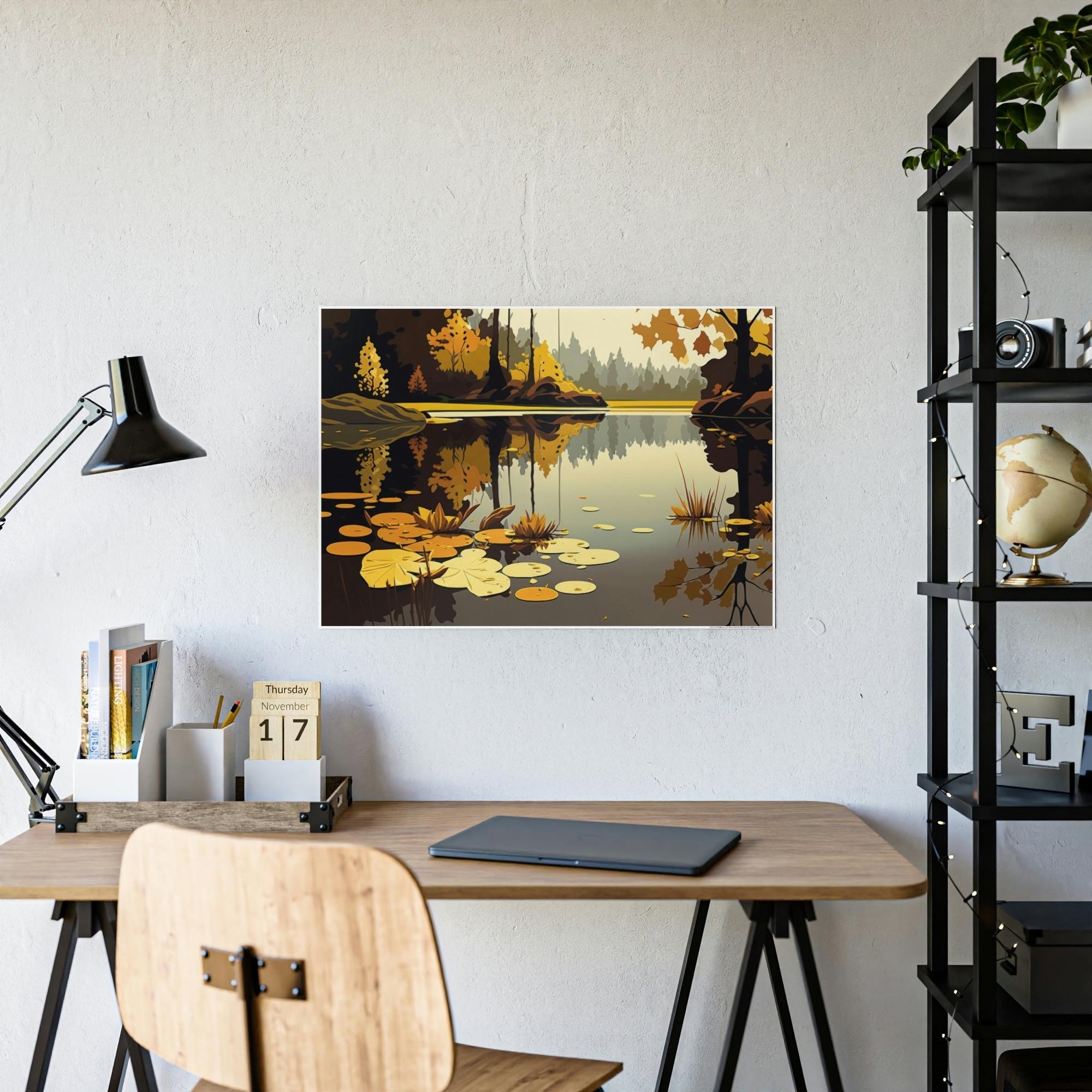 Lakes And Rivers Reflections of Nature: Wall Art and Canvas Print of Lakes and Rivers