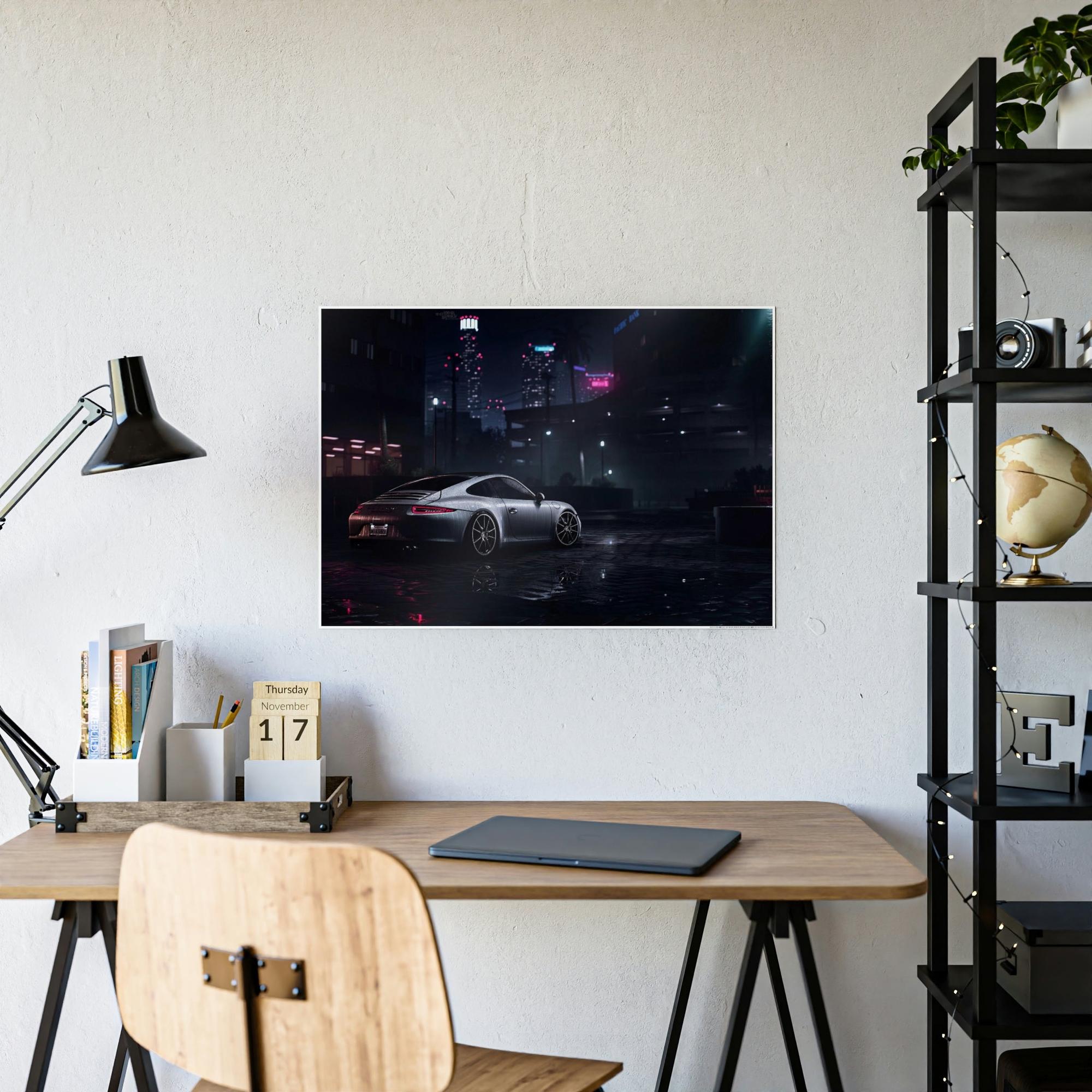 Porsche Porsche Artistry on Canvas: Natural Canvas Art for Auto Lovers
