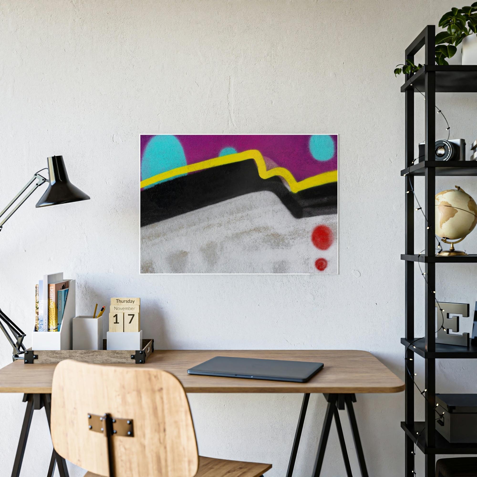 Abstract Graffiti Urban Canvas: Abstract Graffiti Art for Modern Homes