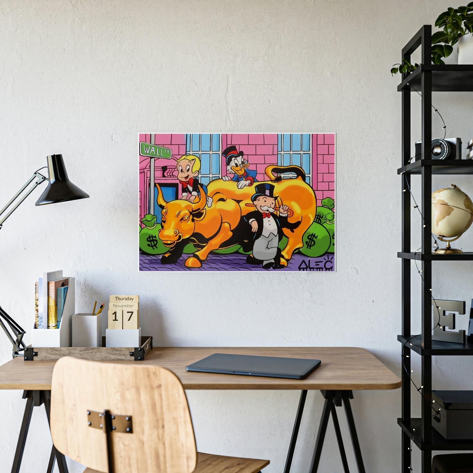 Monopoly & Motivation Urban Art with a Twist: Alec Monopoly's Framed Canvas & Poster Prints