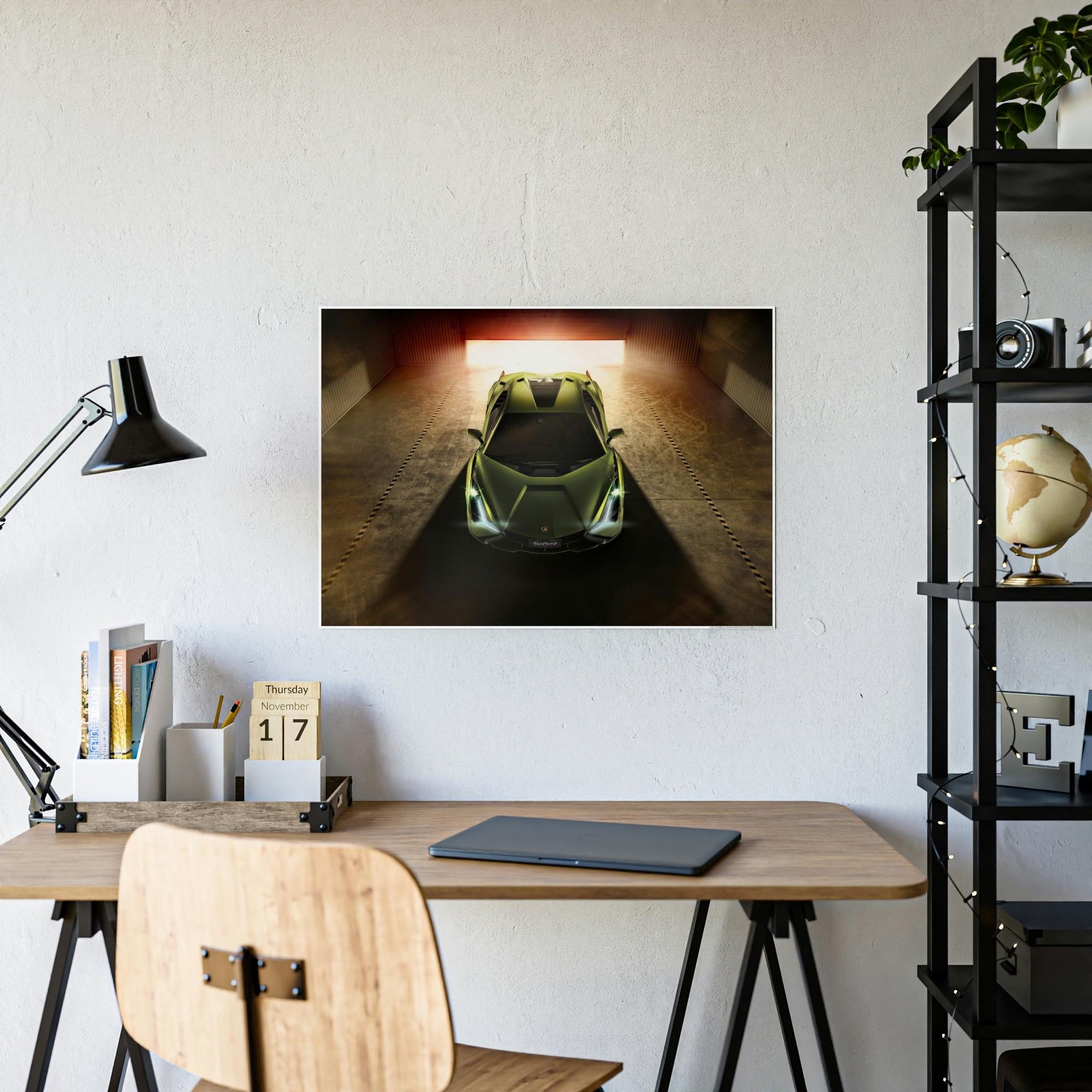 Lamborghini The Power of Perfection: Stunning Canvas Print of Lamborghini