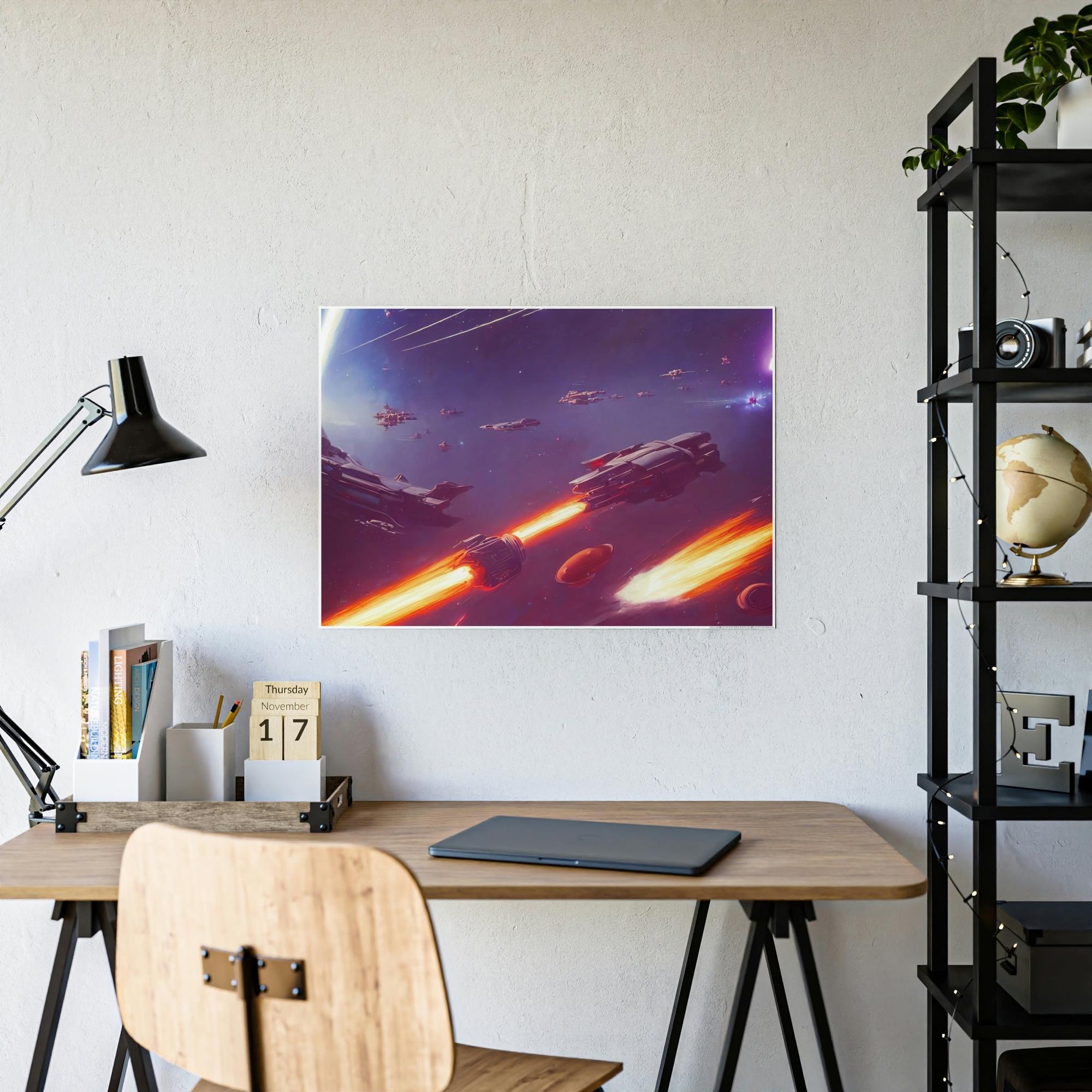 Star Wars The Empire Strikes Back: Classic Star Wars Wall Art on Framed Poster & Canvas