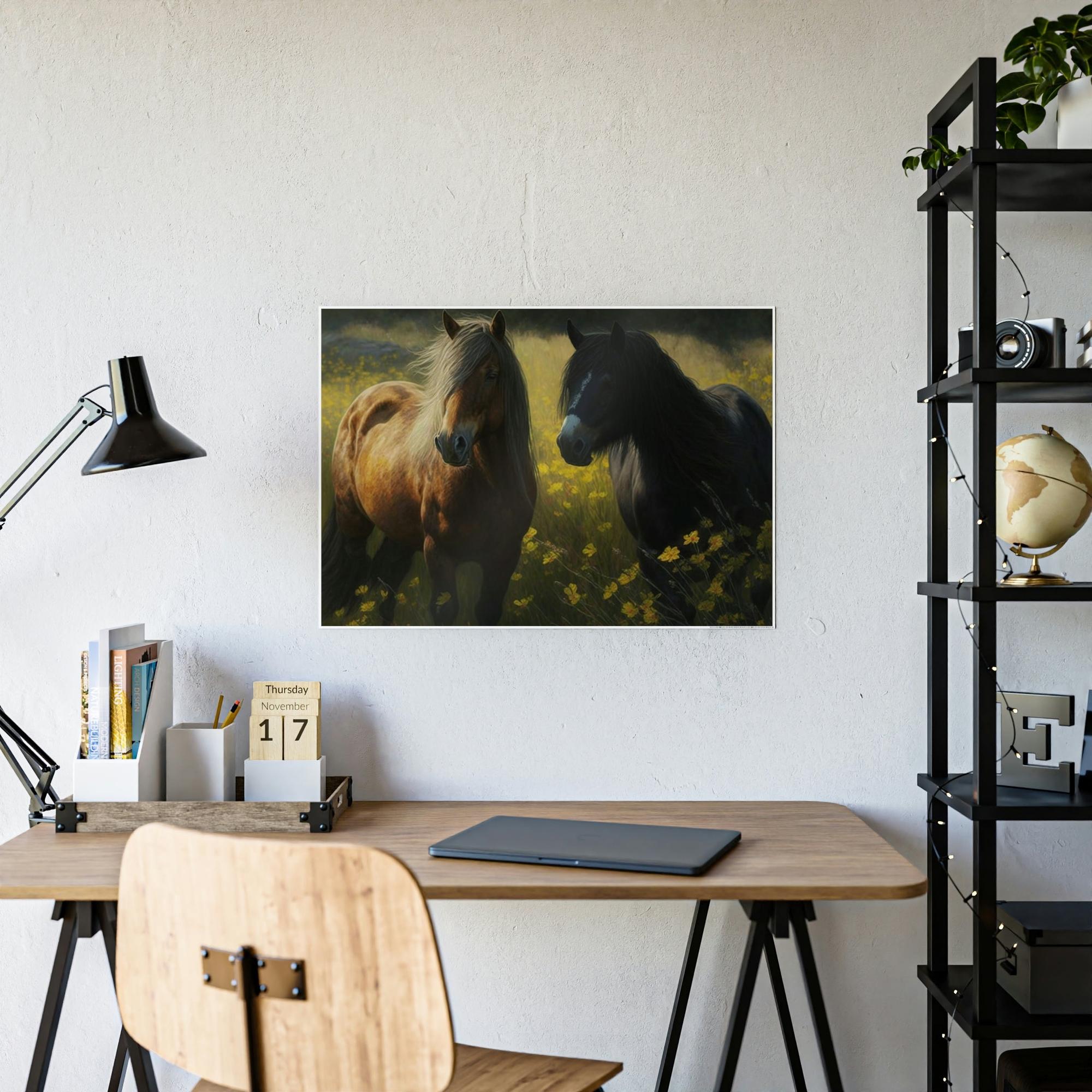 Horses Wild Horses: A Canvas Rustic Adventure