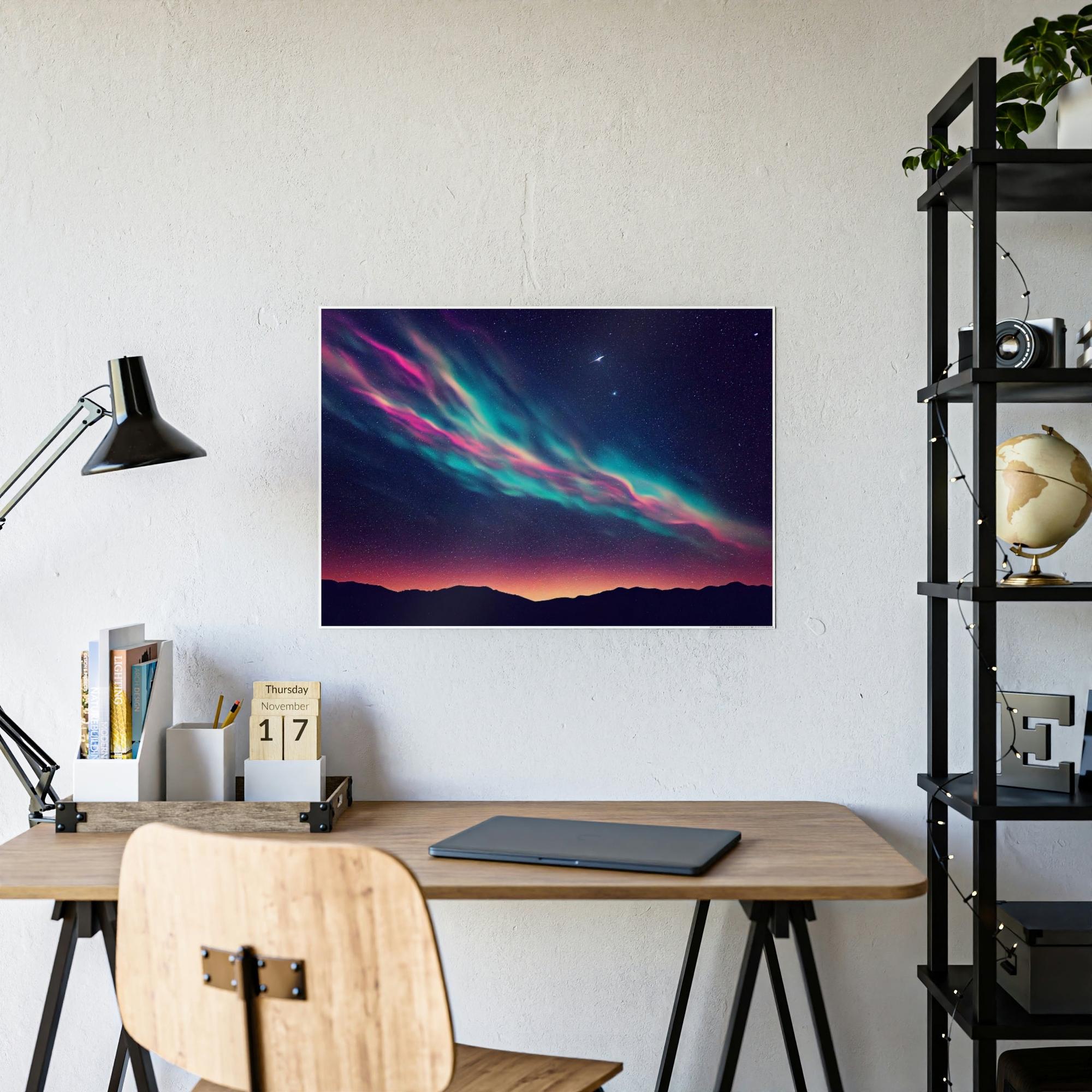 Aurora Borealis Celestial Dance of the Aurora Borealis: A Symphony on Canvas