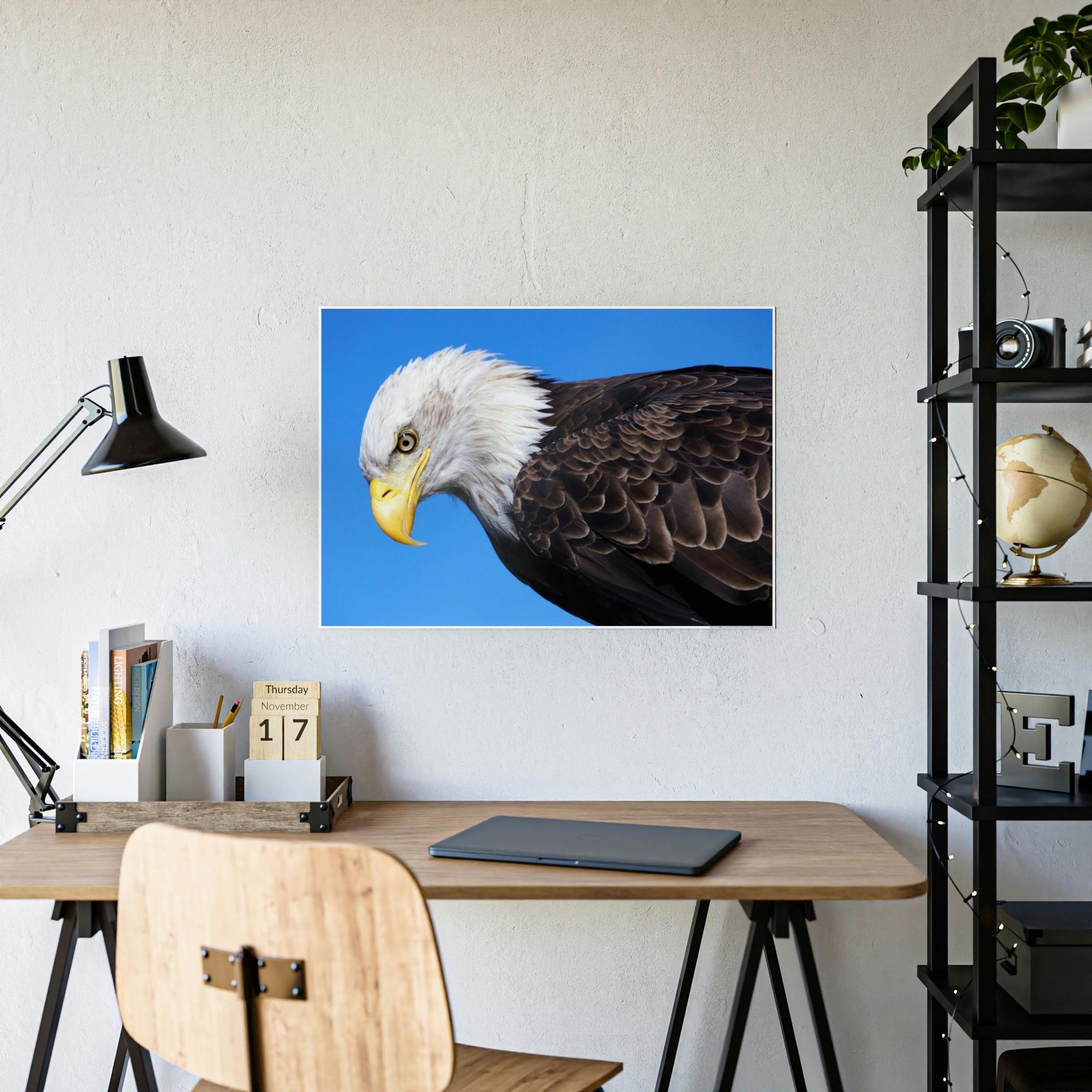 Eagles Eagle's Enchantment: Artistic Canvas Print Conjuring the Magic of their Presence