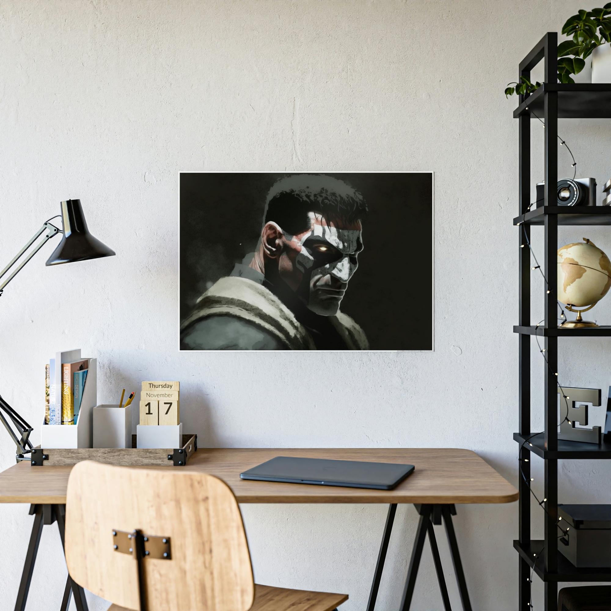 Punisher Blood and Justice: A Punisher Painting