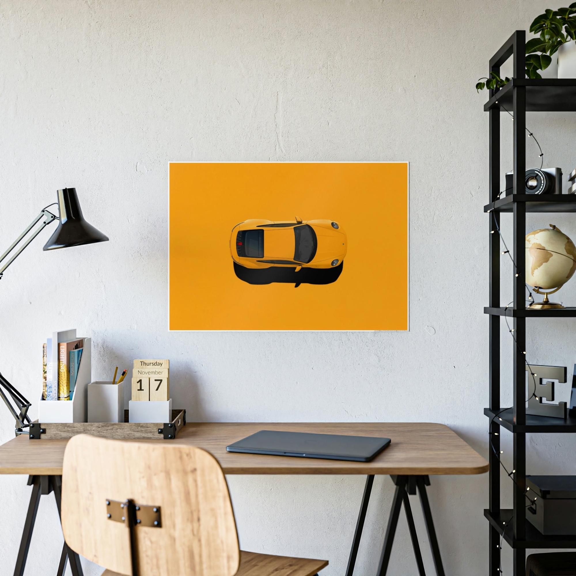 Porsche The Porsche Palette: A Framed Canvas & Poster Artwork That Celebrates Automotive Beauty