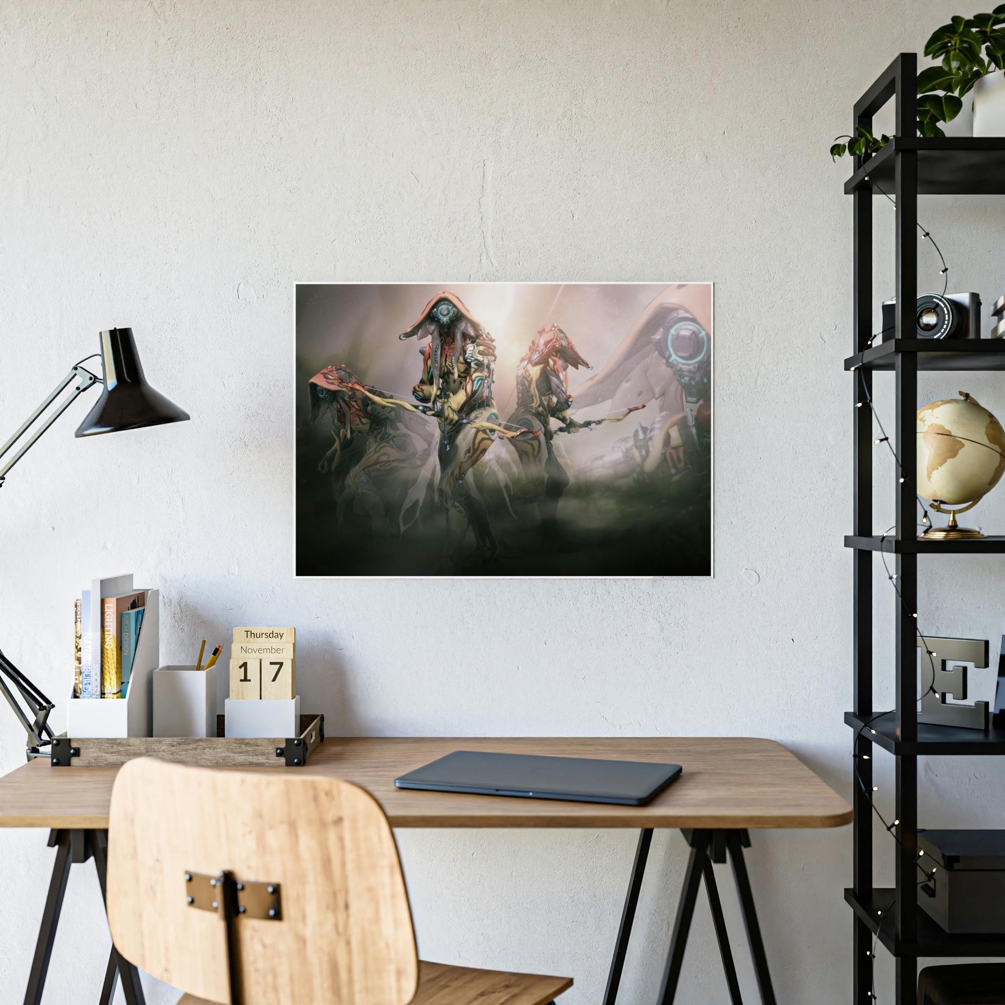 Warframe Warframe's Galactic Journey: Poster & Canvas Wall Art for Fans