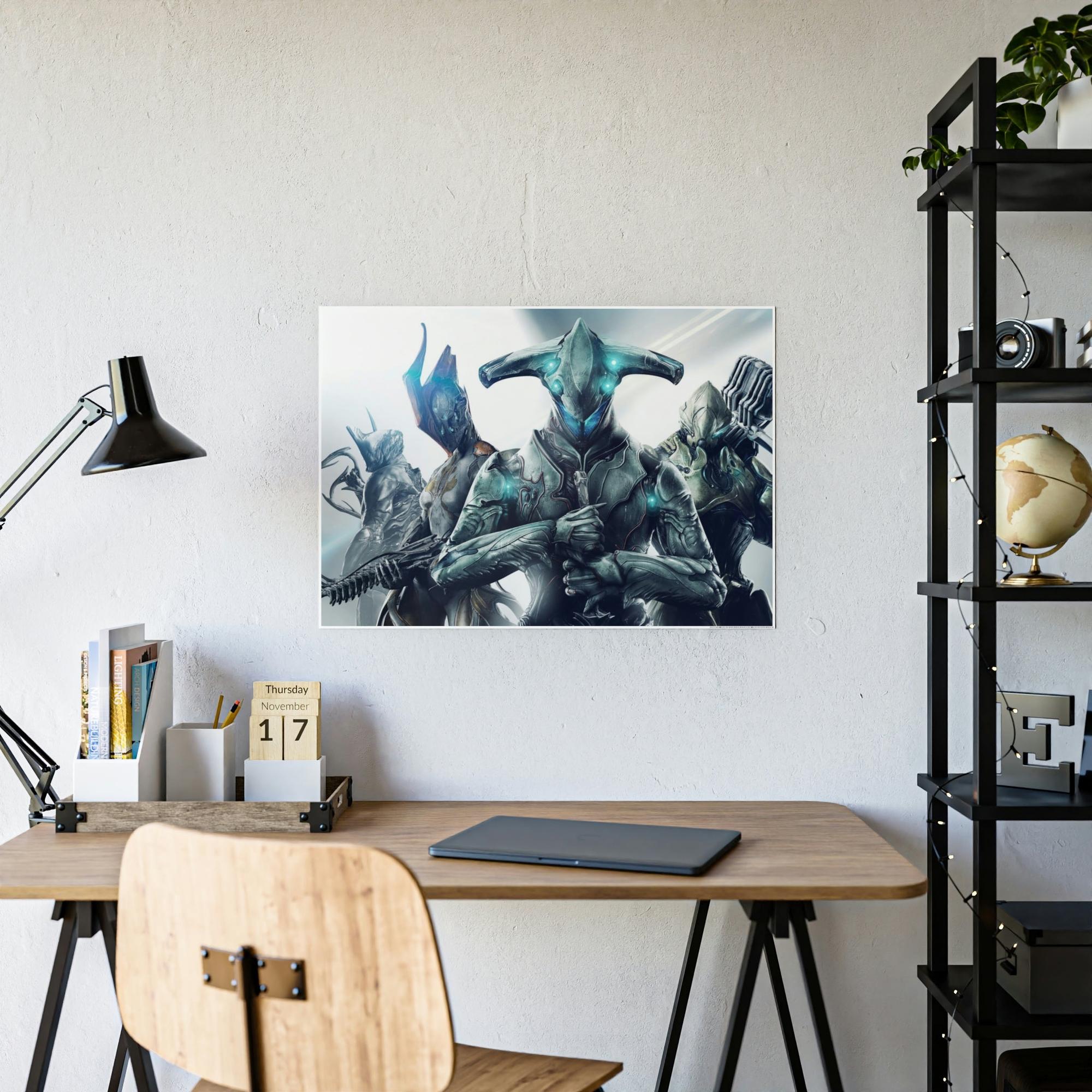 Warframe Warframe: Poster and Canvas Prints of Alien Creatures