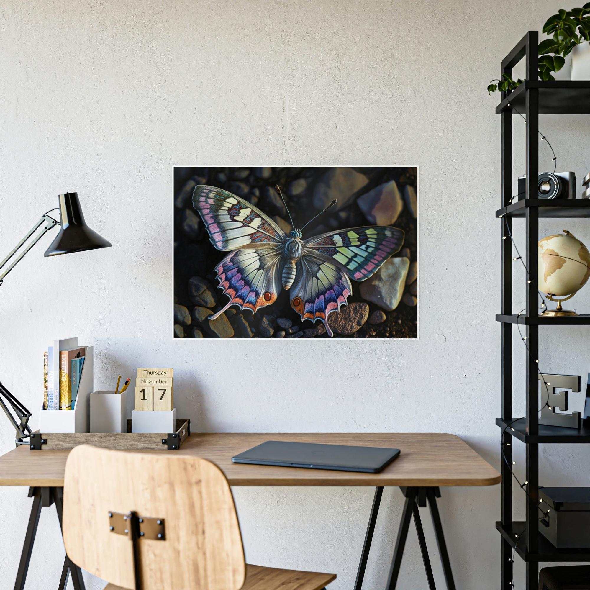 Butterflys Fluttering Wings: Natural Canvas & Poster Print of Colorful Butterflies