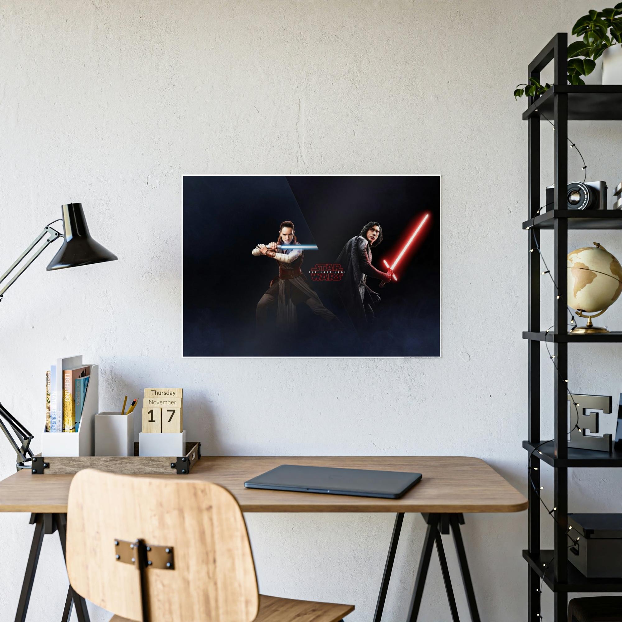 Star Wars Battle for the Galaxy: Star Wars Wall Art on Canvas & Poster for Sci-Fi Fans
