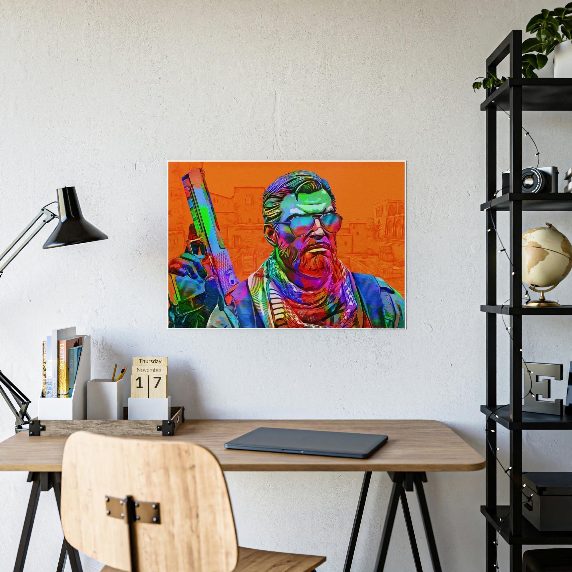 Counter Strike In the Line of Fire: Thrilling Counter Strike Wall Art on Canvas & Poster
