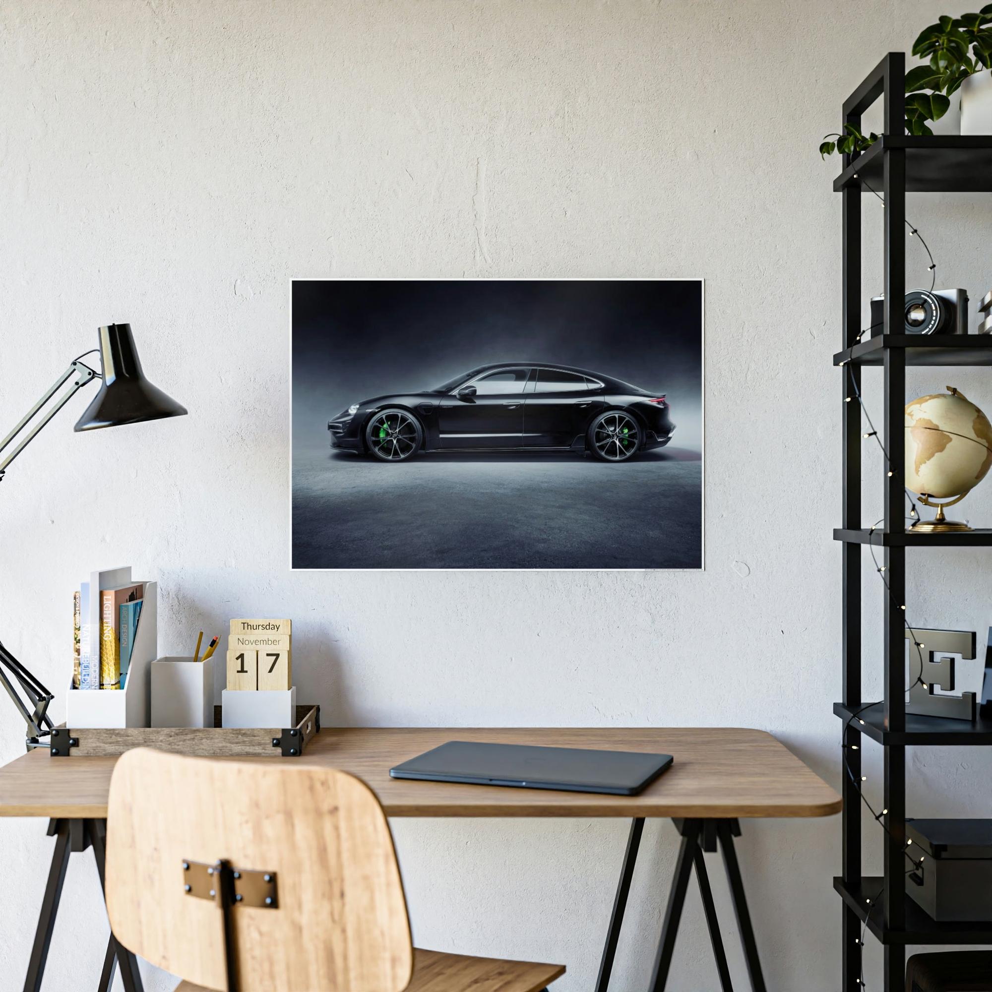 Porsche Porsche Power: A Timeless Framed Poster for Any Room
