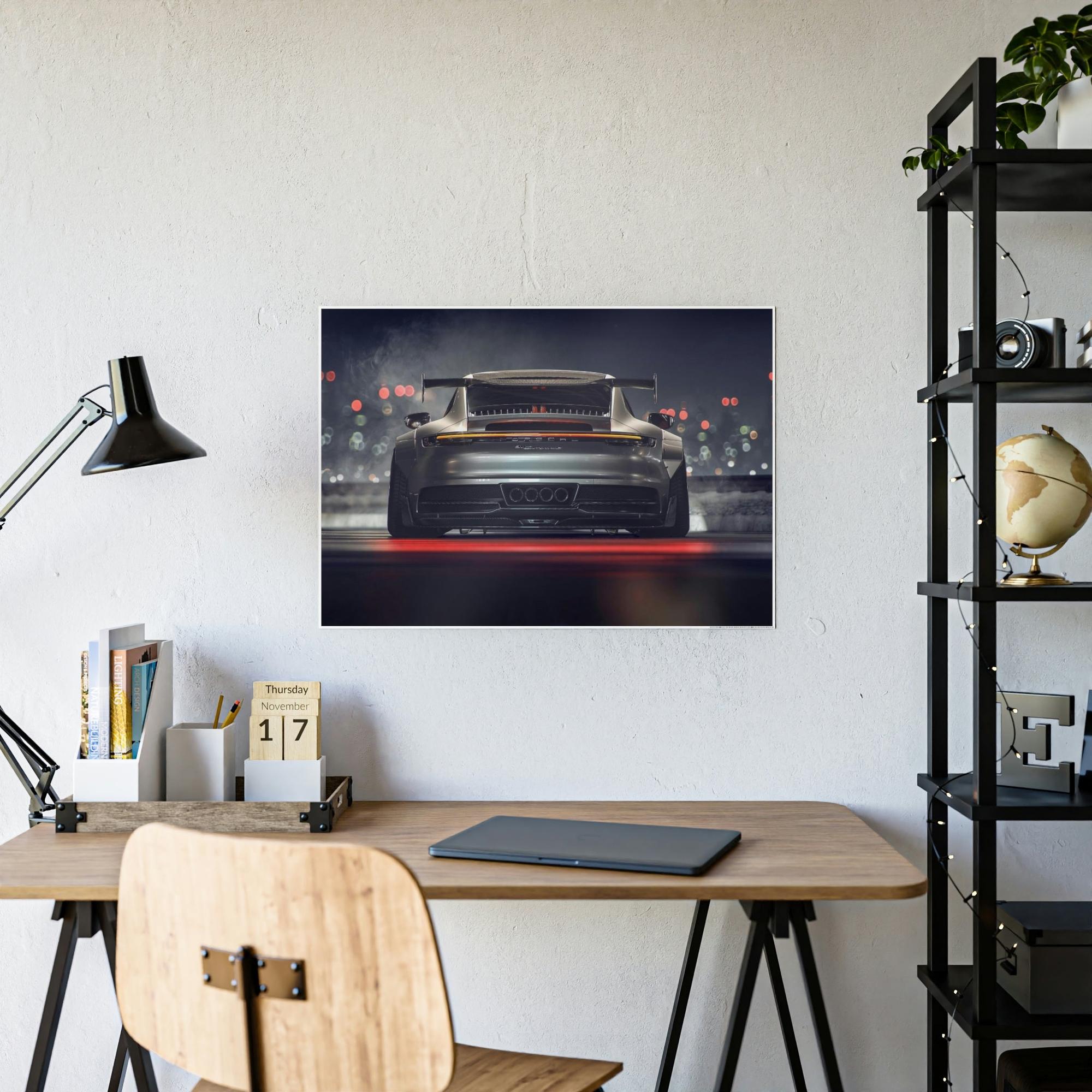Porsche Porsche Power Captured: Framed Canvas & Poster Art for Speed Seekers