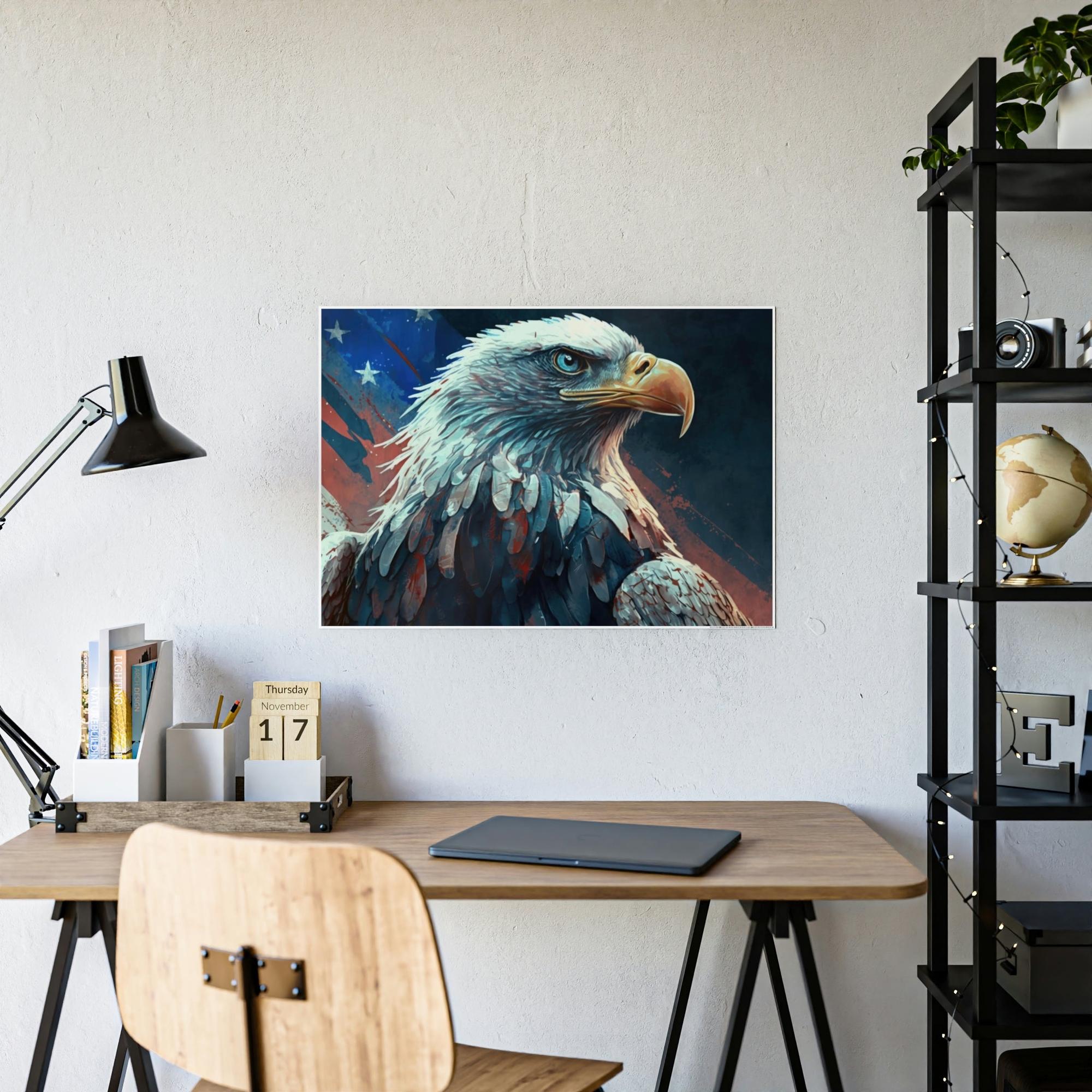 Eagles Skybound Spirits: Canvas Wall Art Embracing the Ethereal Presence of Eagles