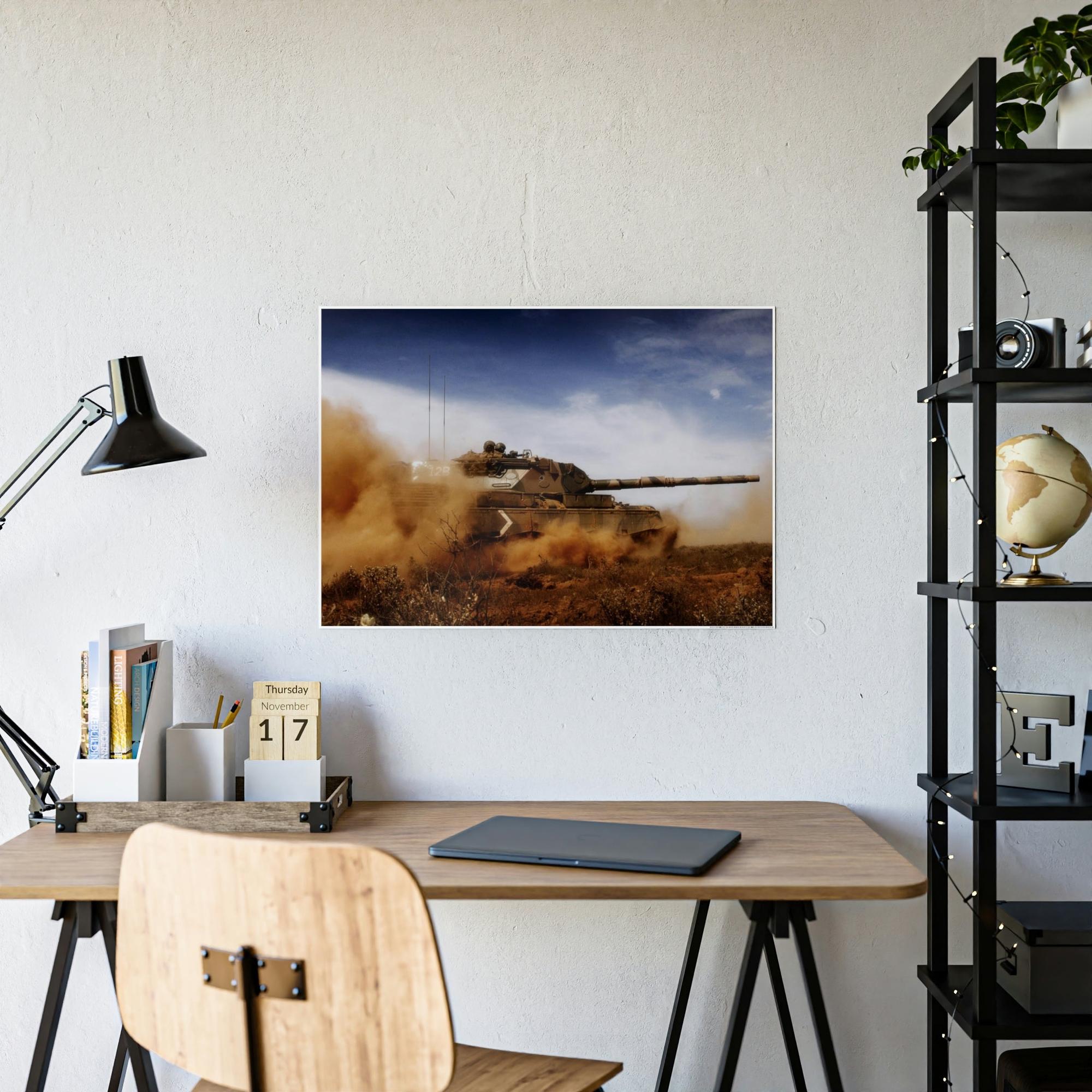 World Of Tanks Mighty Steel Brigade: Captivating World of Tanks Canvas & Poster Wall Art