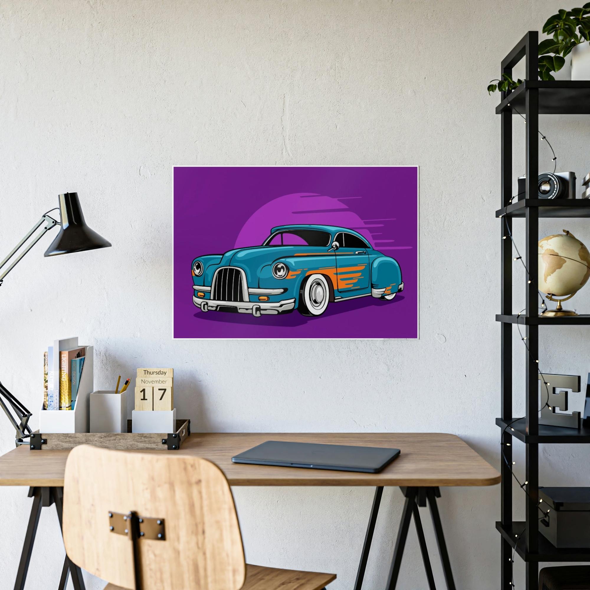 Porsche Porsche on the Move: Modern Canvas Wall Art for Racing Enthusiasts