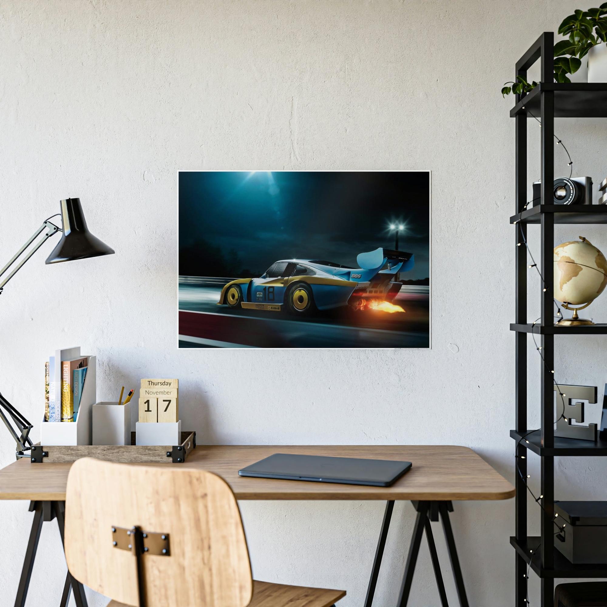 Porsche Porsche in Motion: Dynamic Canvas Wall Art for Auto Aficionados
