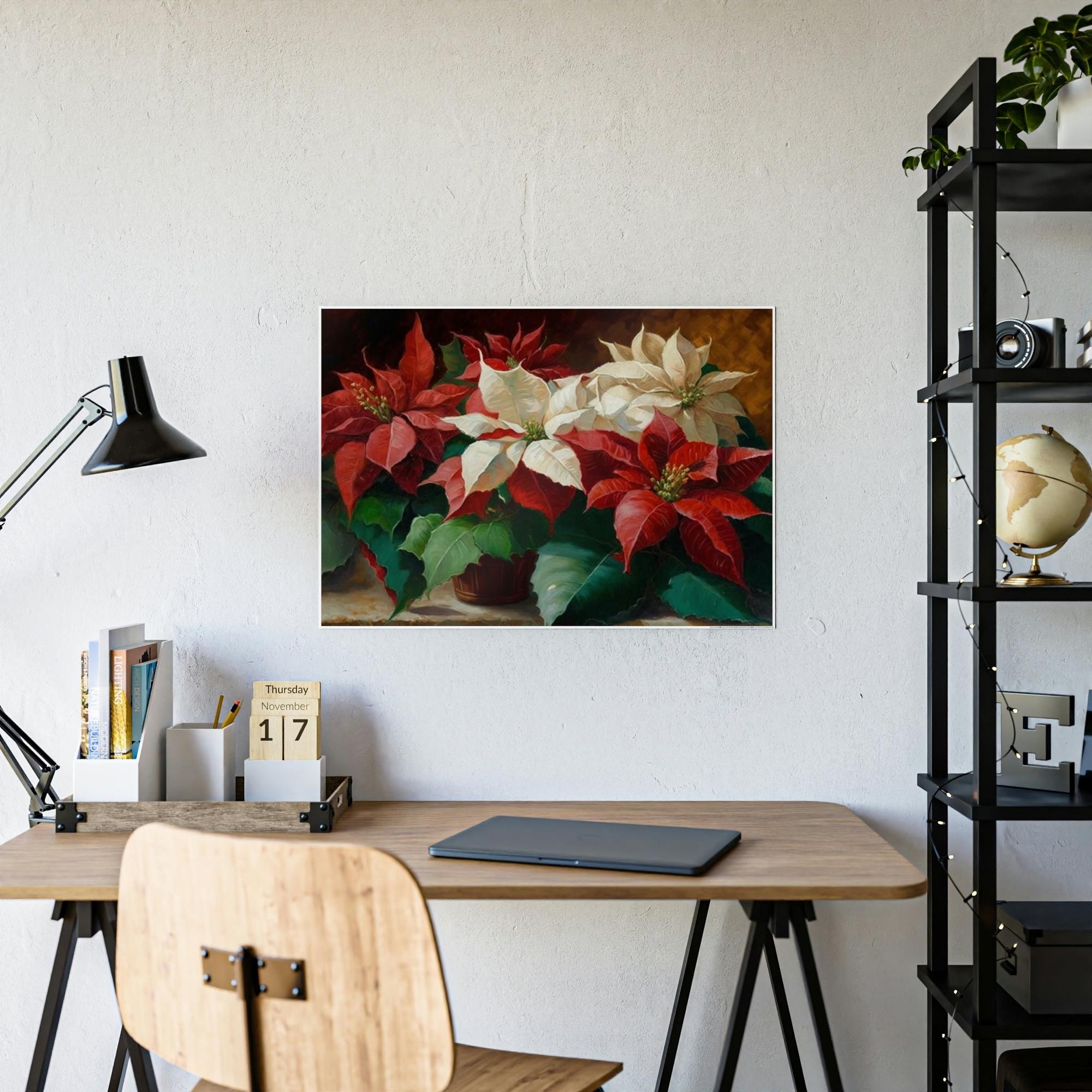 Poinsenttias Poinsenttias Blooming Brightly: A Festive Floral Arrangement