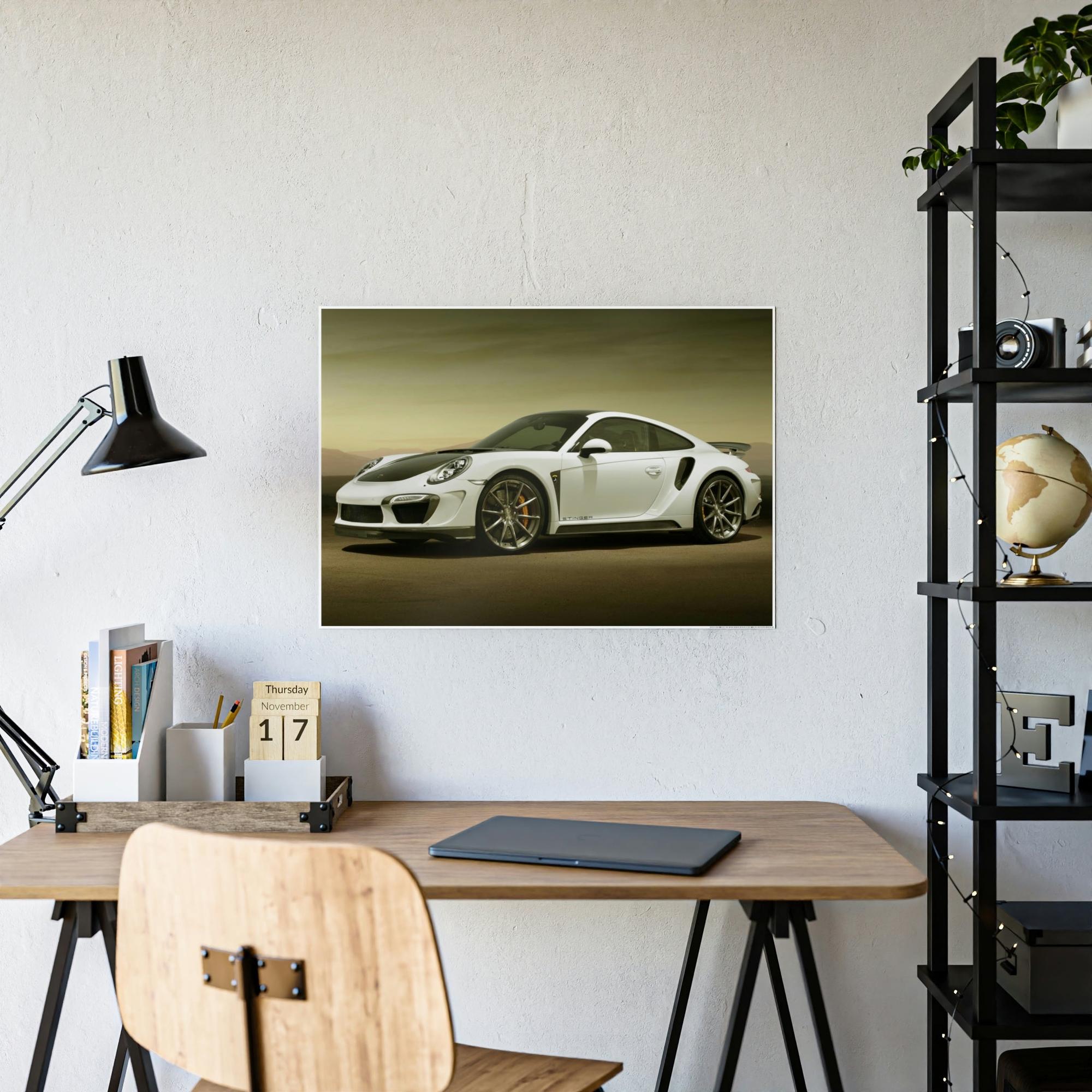 Porsche Porsche Performance Art: Canvas & Poster Print of a Sports Car Masterpiece