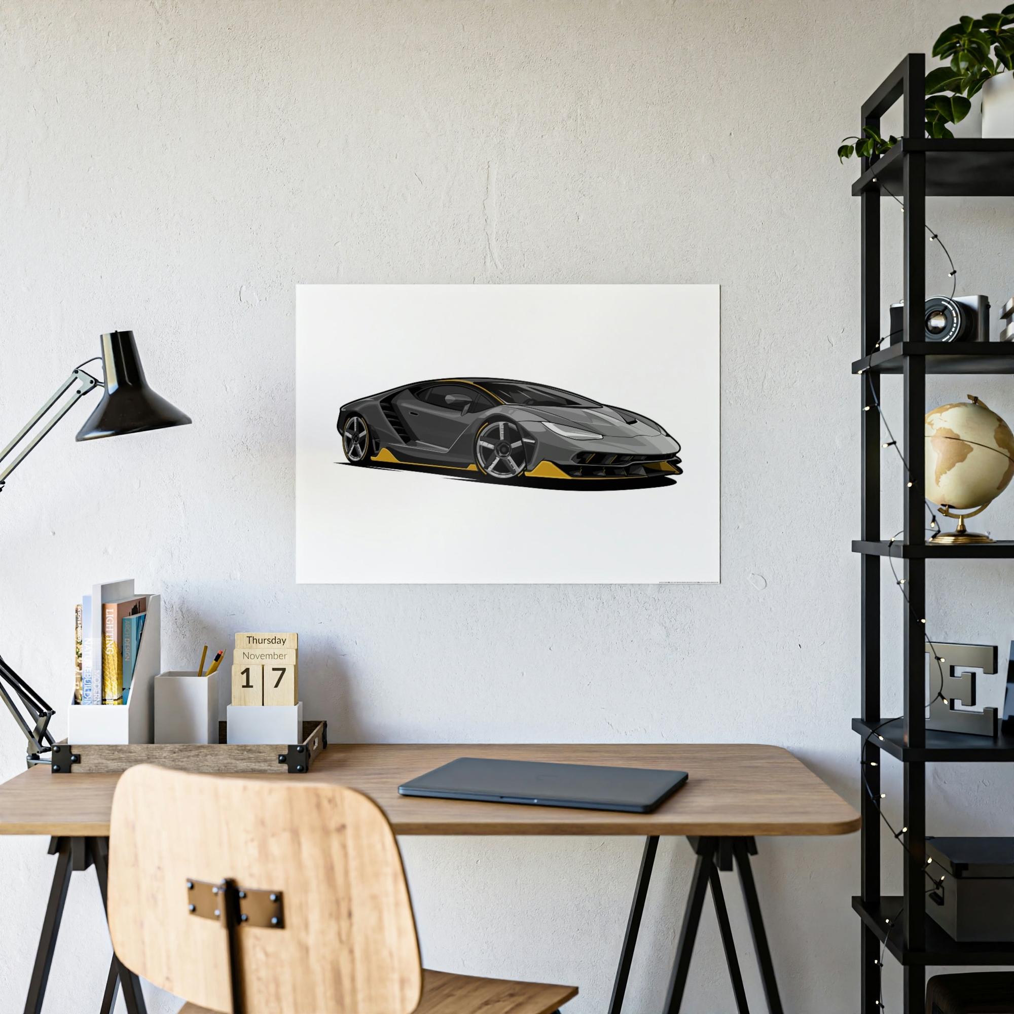 Lamborghini Lamborghini Legacy: Exquisite Canvas & Poster Art and Wall Print