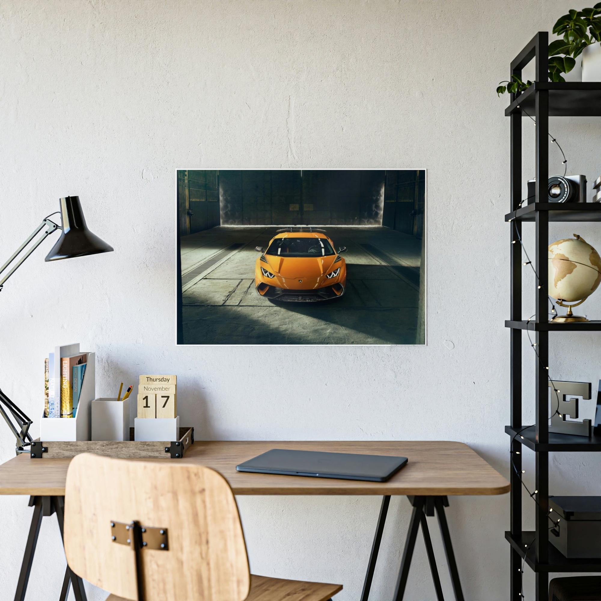Lamborghini The Essence of Speed: Lamborghini Canvas & Poster on a Quality Print