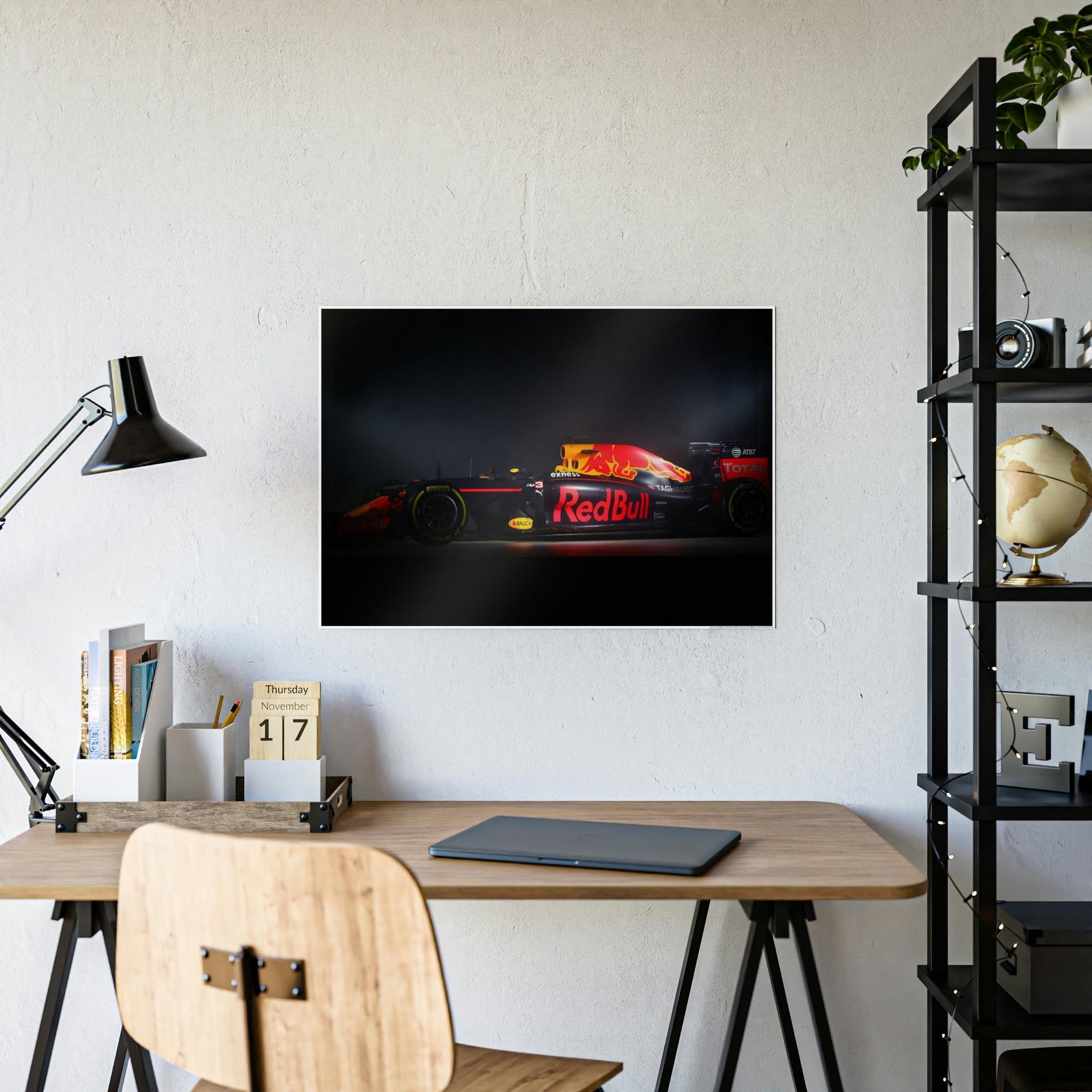 F1 The Art of Winning: Bold F1 Car Print on Framed Canvas & Poster