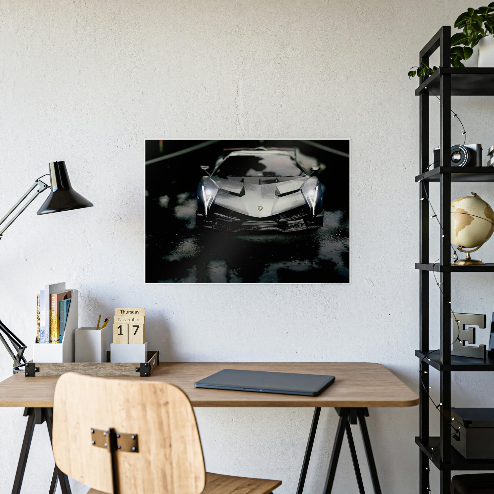 Lamborghini The Art of Luxury: Lamborghini Fine Art Canvas & Posters Print for Auto Lovers